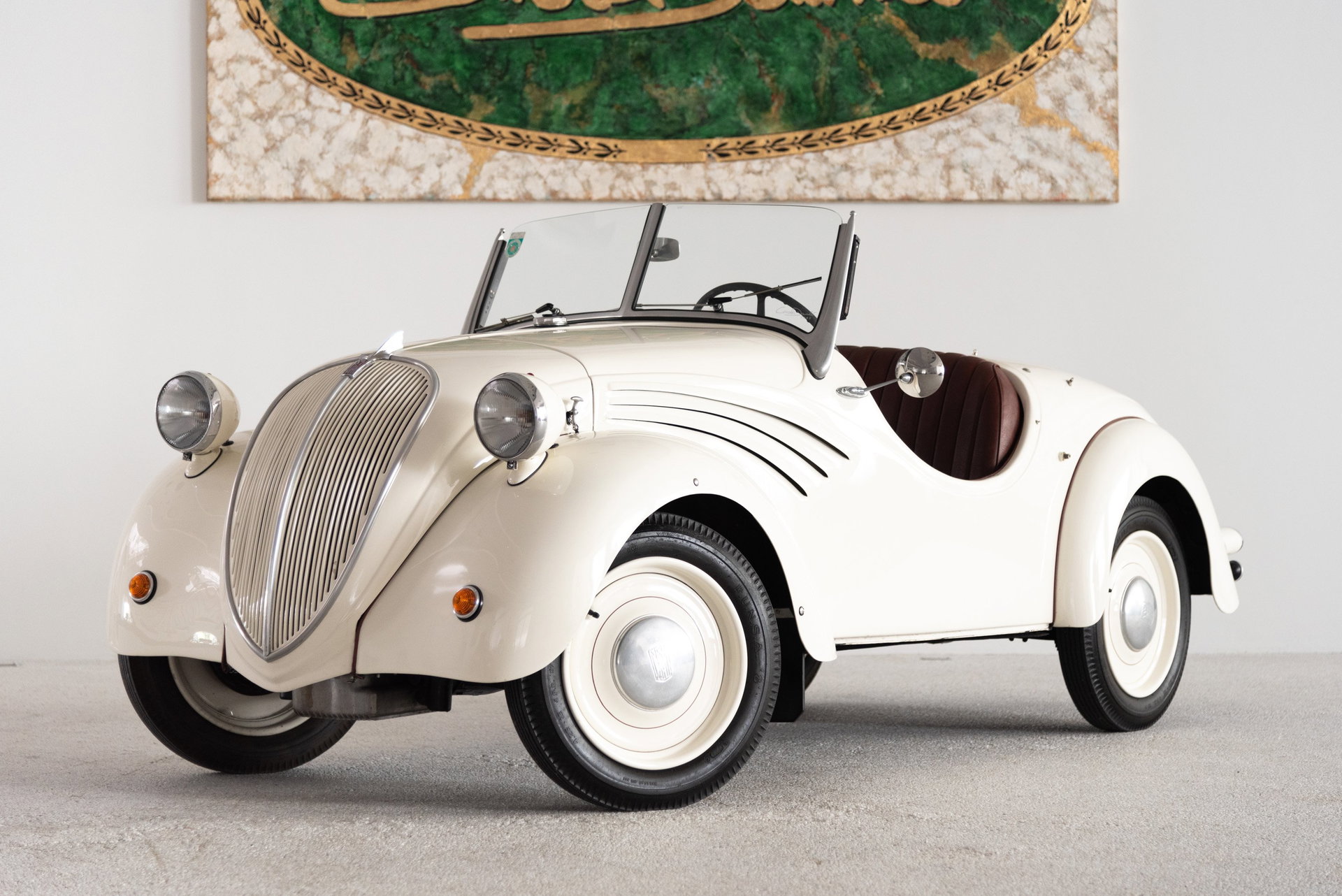 1938 NSU-Fiat Topolino - Weinsberg-Spider | Einer von 300 Exemplaren | Wergutachten Note 2+ | Aus Deutscher Sammlung | Der ideale Sport-Zweisitzer, foto 4