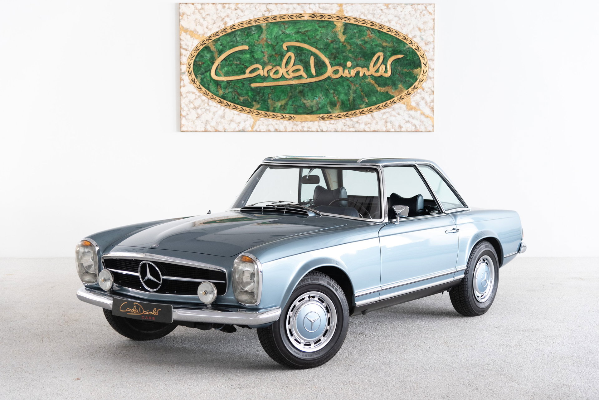 1968 Mercedes-Benz SL Pagode - Erstes Leder | Matching Nr. & Colors | Schweizer Auslieferung | Schaltgetriebe | Scheckheftgepflegt, foto 2