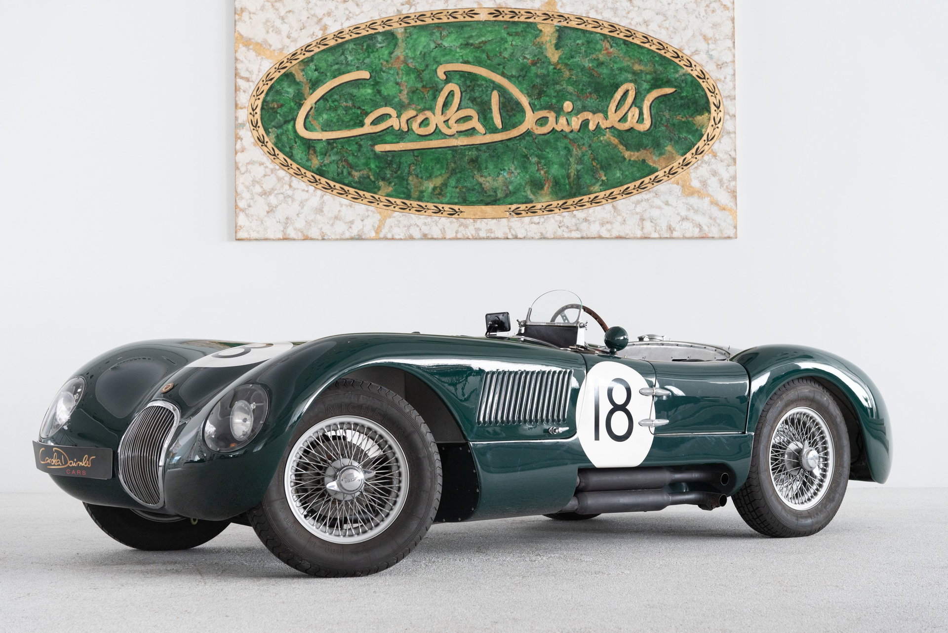 1965 Jaguar C-Type - Originalgetreuer Nachbau | Aluminium Karosserie | Gutachten für H-Kennzeichen | Speichenfelgen | Sehr guter Zustand, foto 2