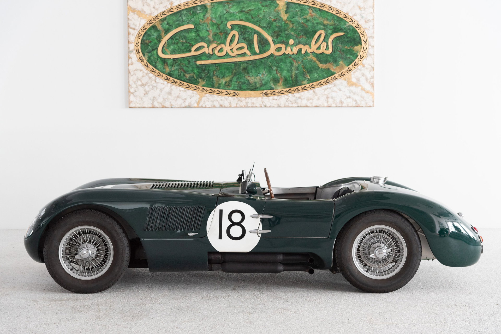 1965 Jaguar C-Type - Originalgetreuer Nachbau | Aluminium Karosserie | Gutachten für H-Kennzeichen | Speichenfelgen | Sehr guter Zustand, foto 3