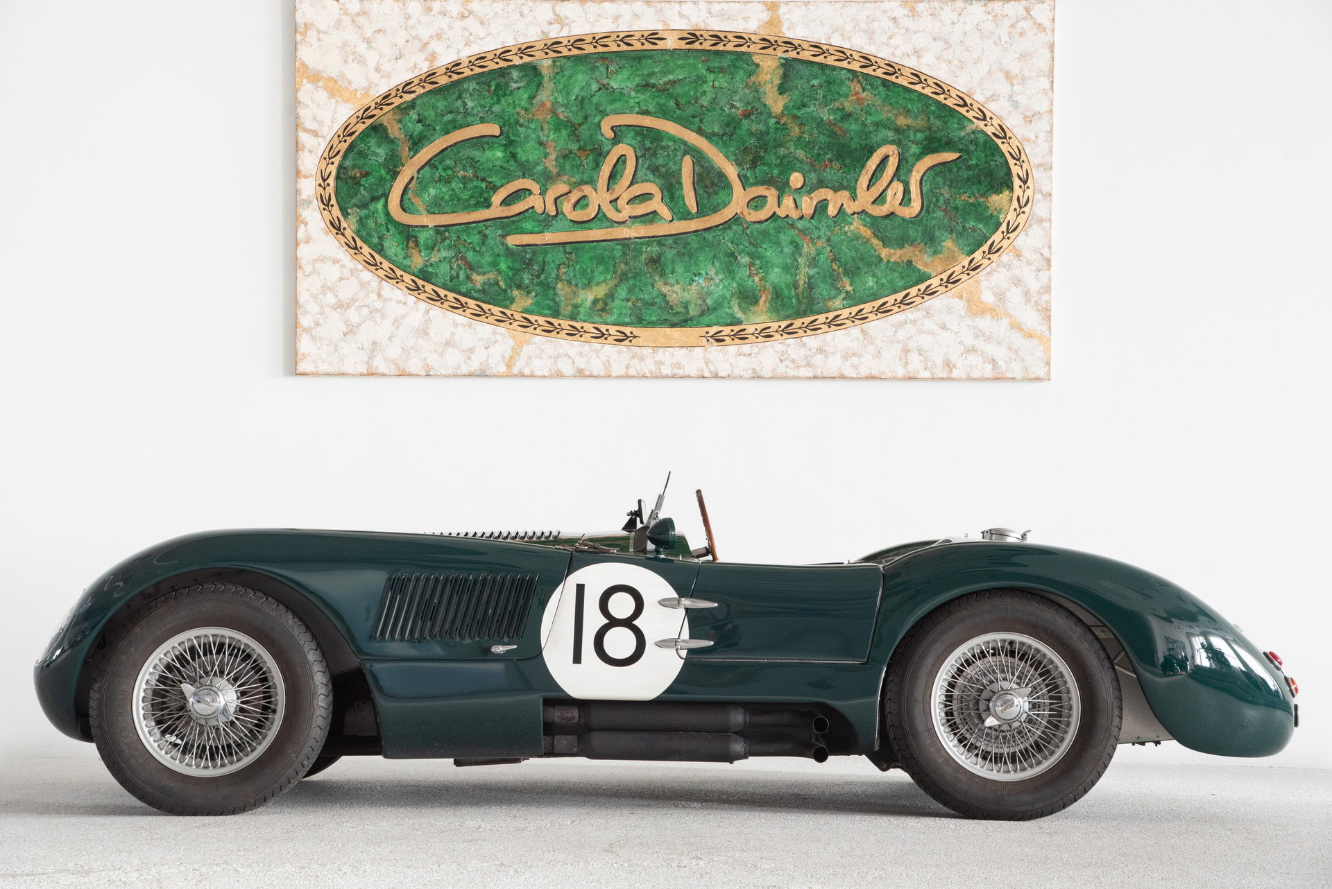 1965 Jaguar C-Type - Originalgetreuer Nachbau | Aluminium Karosserie | Gutachten für H-Kennzeichen | Speichenfelgen | Sehr guter Zustand, foto 4