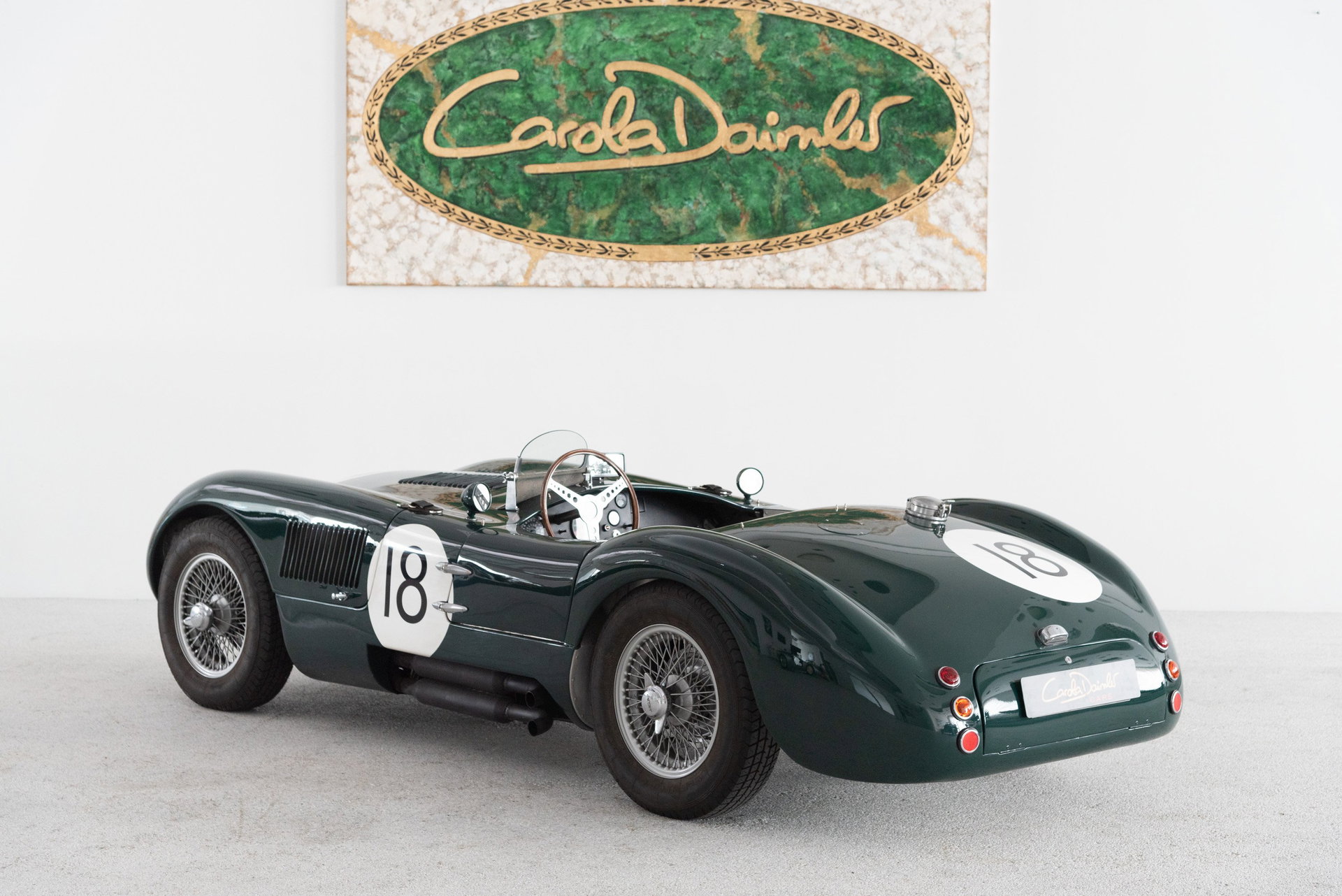 1965 Jaguar C-Type - Originalgetreuer Nachbau | Aluminium Karosserie | Gutachten für H-Kennzeichen | Speichenfelgen | Sehr guter Zustand, foto 5