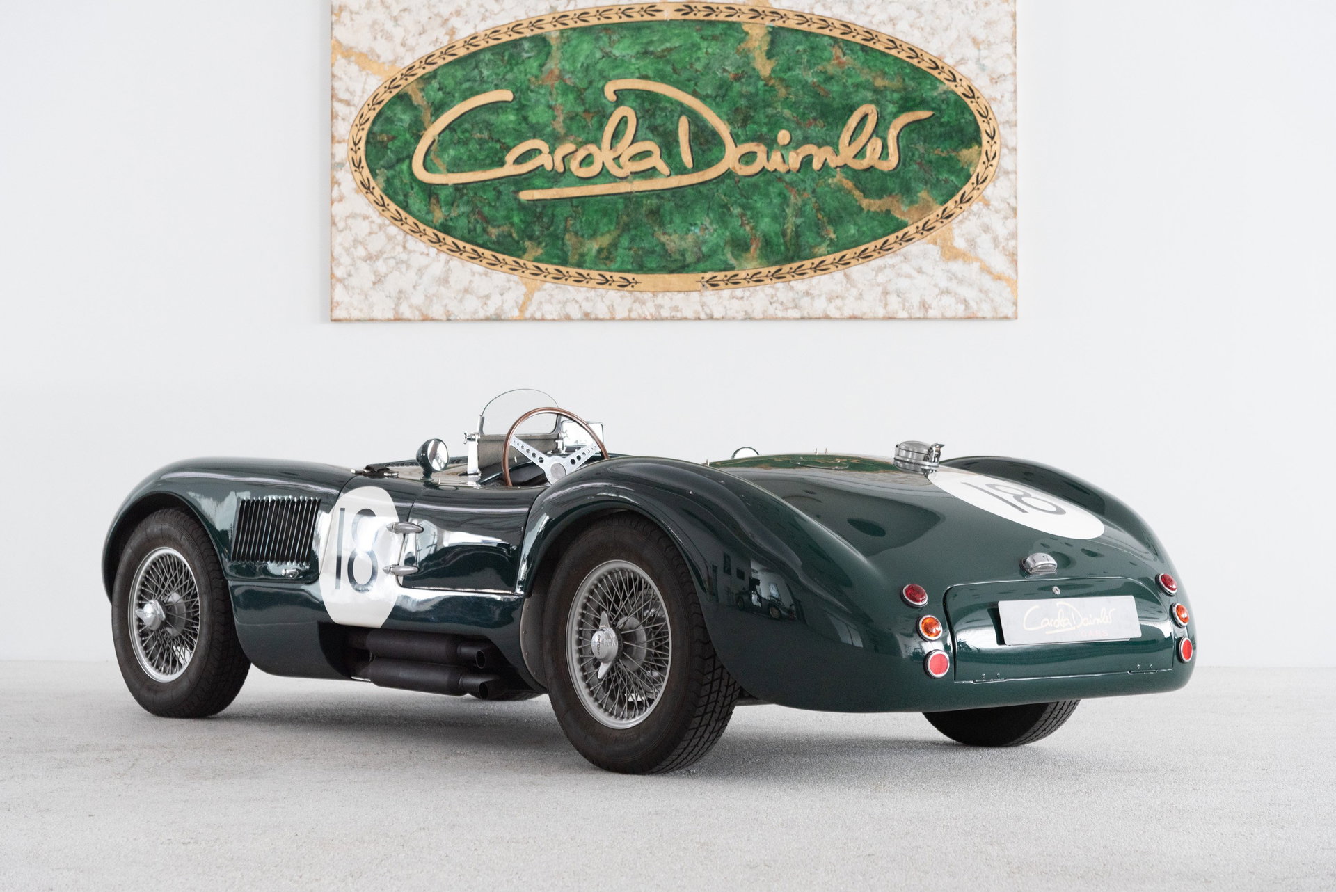 1965 Jaguar C-Type - Originalgetreuer Nachbau | Aluminium Karosserie | Gutachten für H-Kennzeichen | Speichenfelgen | Sehr guter Zustand, foto 6