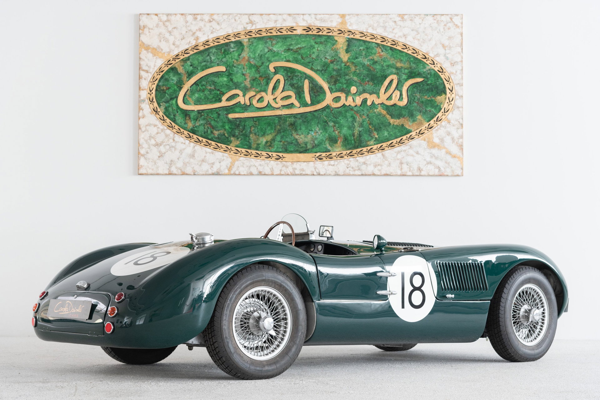 1965 Jaguar C-Type - Originalgetreuer Nachbau | Aluminium Karosserie | Gutachten für H-Kennzeichen | Speichenfelgen | Sehr guter Zustand, foto 10