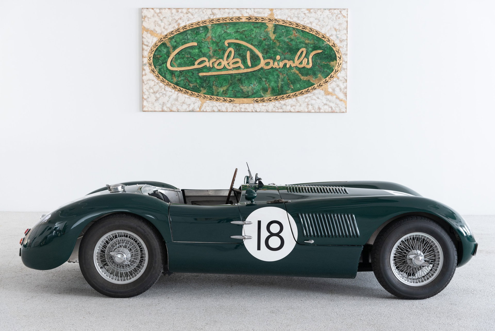 1965 Jaguar C-Type - Originalgetreuer Nachbau | Aluminium Karosserie | Gutachten für H-Kennzeichen | Speichenfelgen | Sehr guter Zustand, foto 11