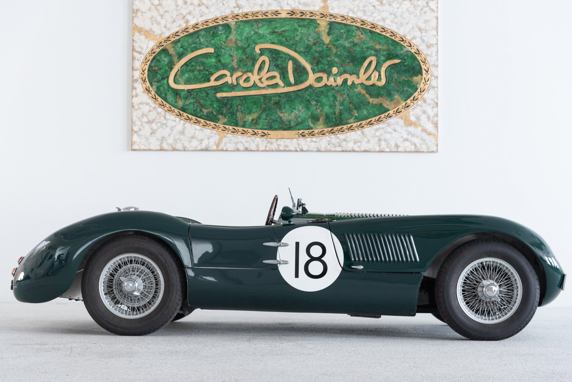 1965 Jaguar C-Type - Originalgetreuer Nachbau | Aluminium Karosserie | Gutachten für H-Kennzeichen | Speichenfelgen | Sehr guter Zustand, foto 12
