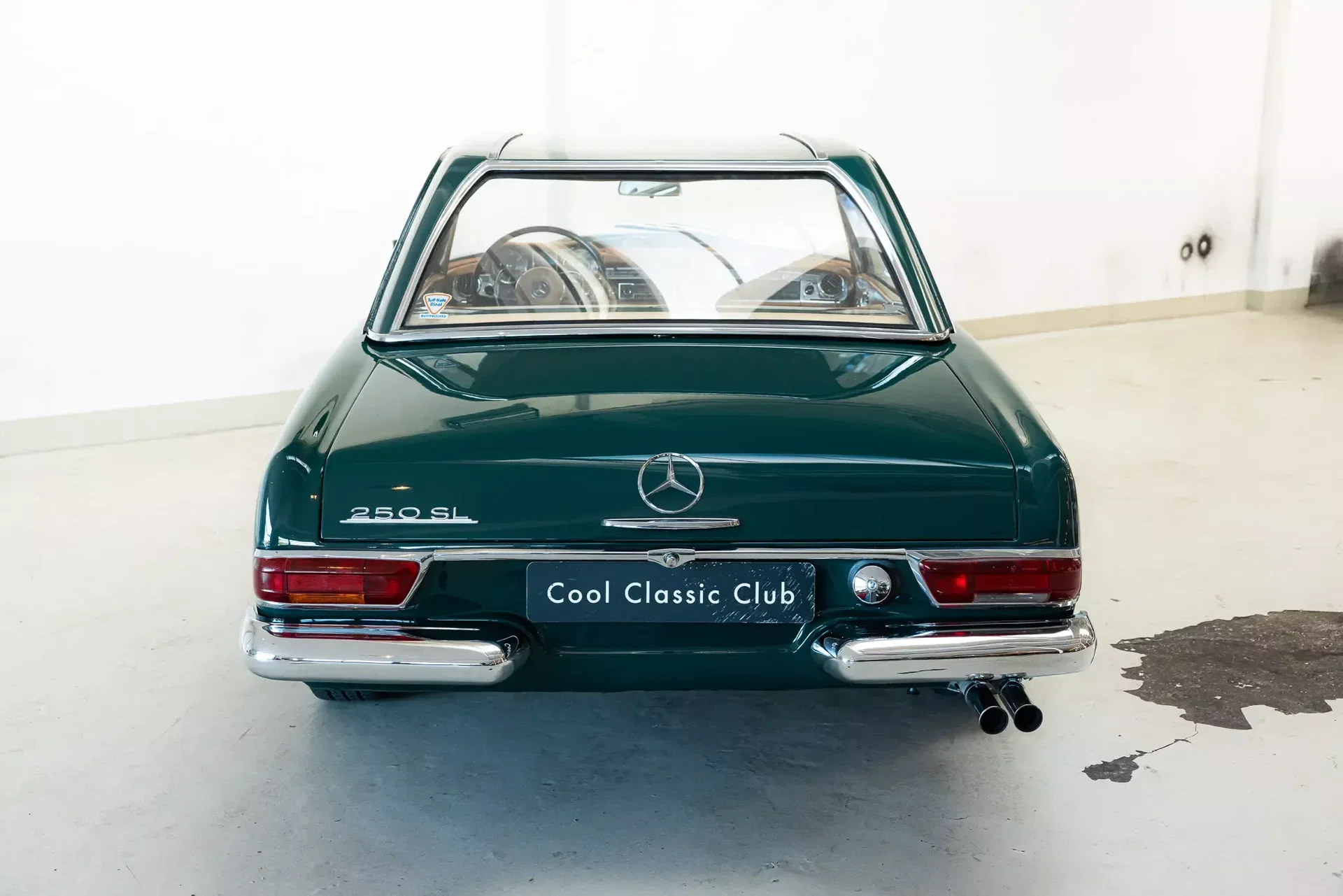 1967 Mercedes-Benz SL Pagode - SL - Factory 5 Speed - Dunkelgrün - France Deliver, foto 7