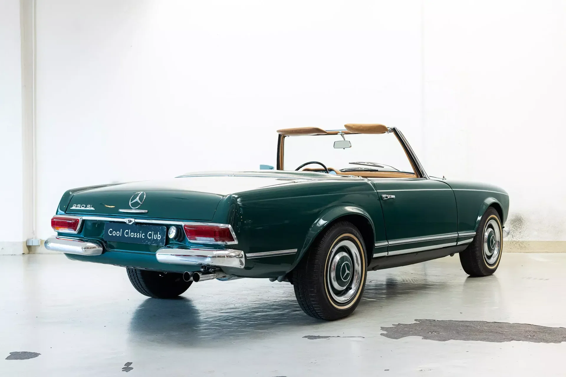 1967 Mercedes-Benz SL Pagode - SL - Factory 5 Speed - Dunkelgrün - France Deliver, foto 6