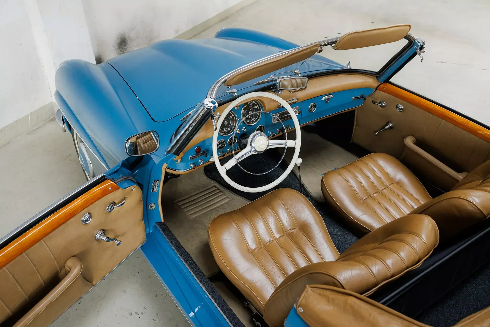 1961 Mercedes-Benz SL 190 - SL - Full Matching - Long Term Ownership -, foto 8