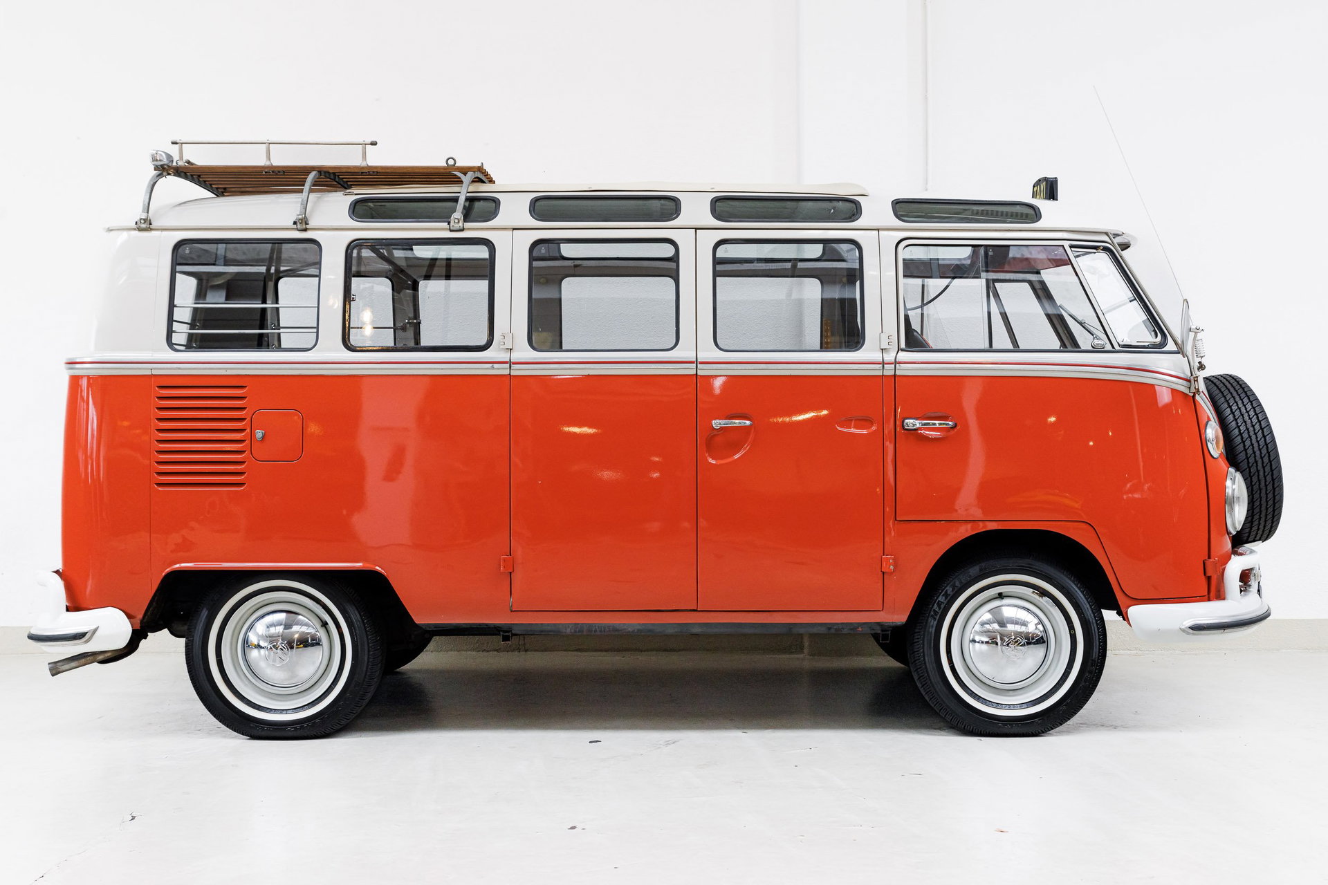 1965 VW Samba - T1 taxi -Sunroof -21 Windows, foto 3