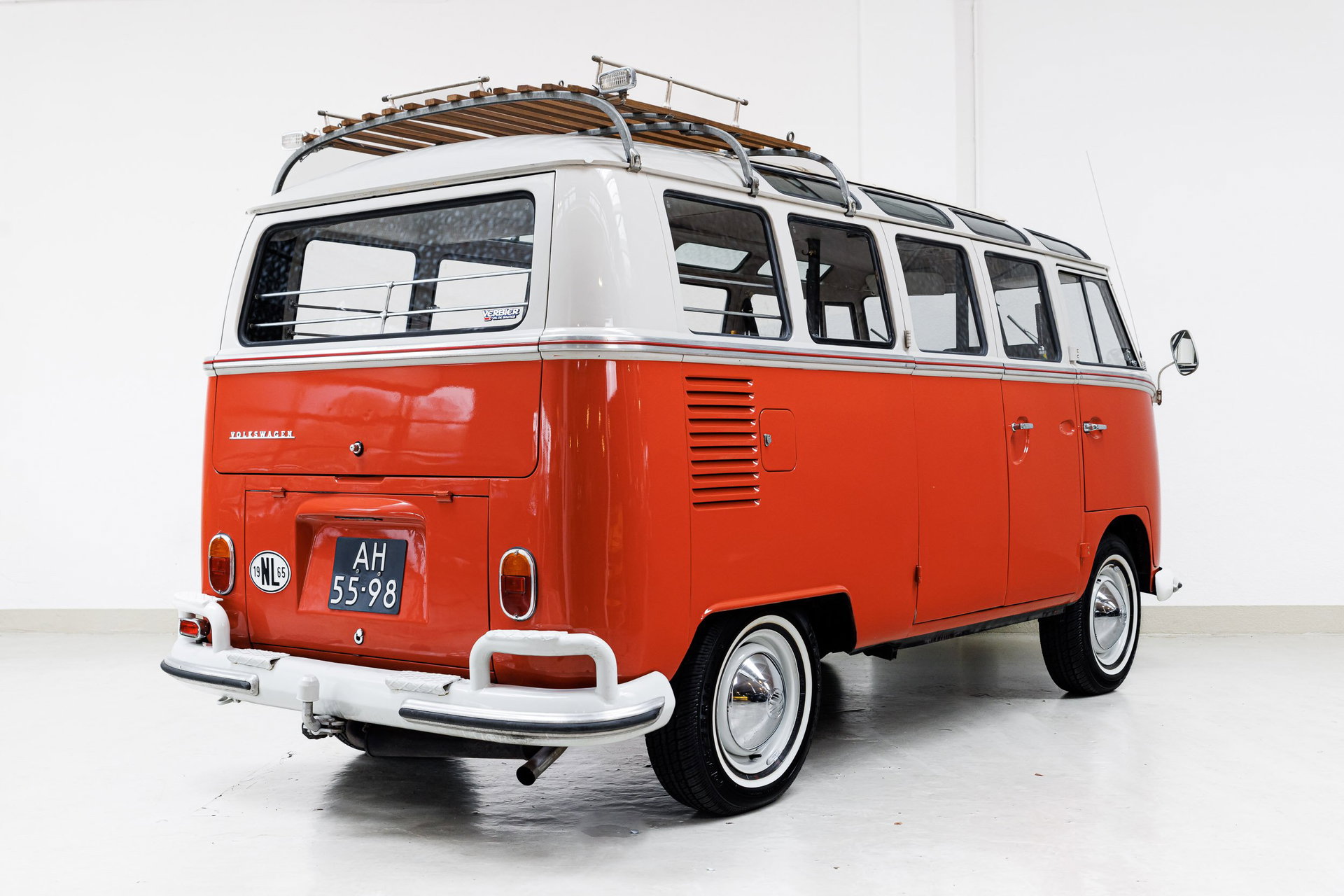 1965 VW Samba - T1 taxi -Sunroof -21 Windows, foto 4