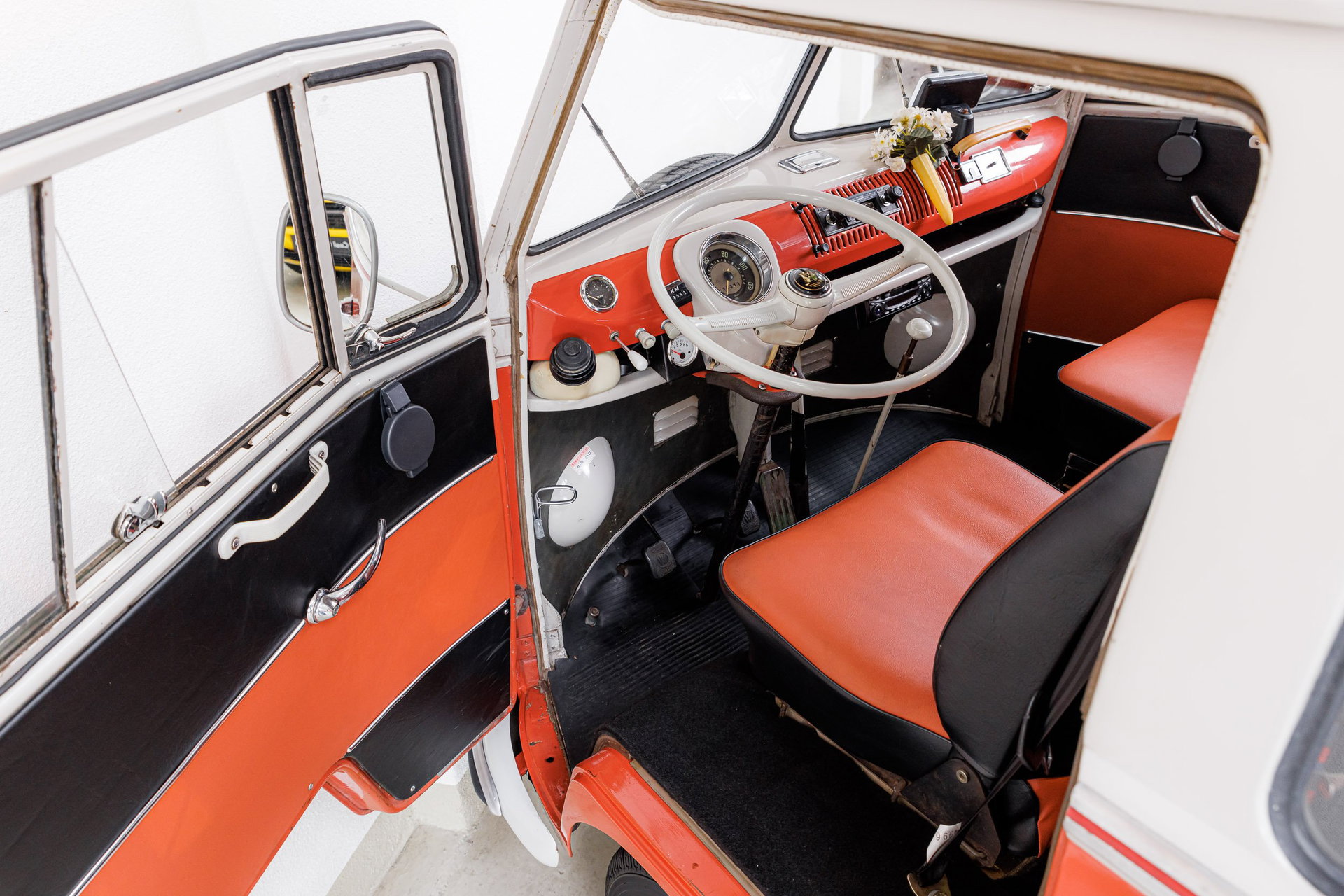 1965 VW Samba - T1 taxi -Sunroof -21 Windows, foto 6