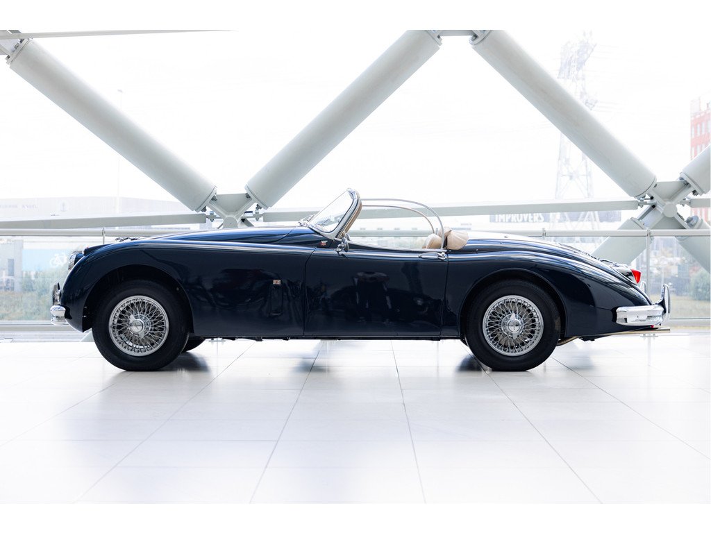 1959 Jaguar XK 150 - 150 Roadster 3.4 | OTS | Blue over Tan |, foto 7