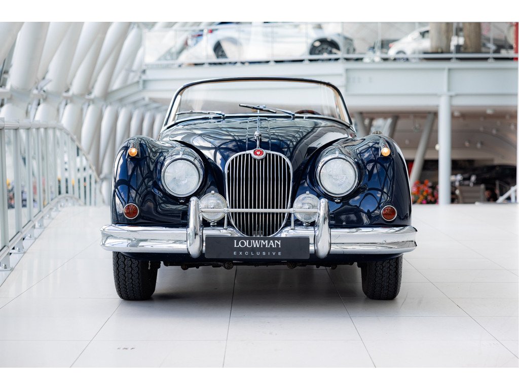 1959 Jaguar XK 150 - 150 Roadster 3.4 | OTS | Blue over Tan |, foto 6