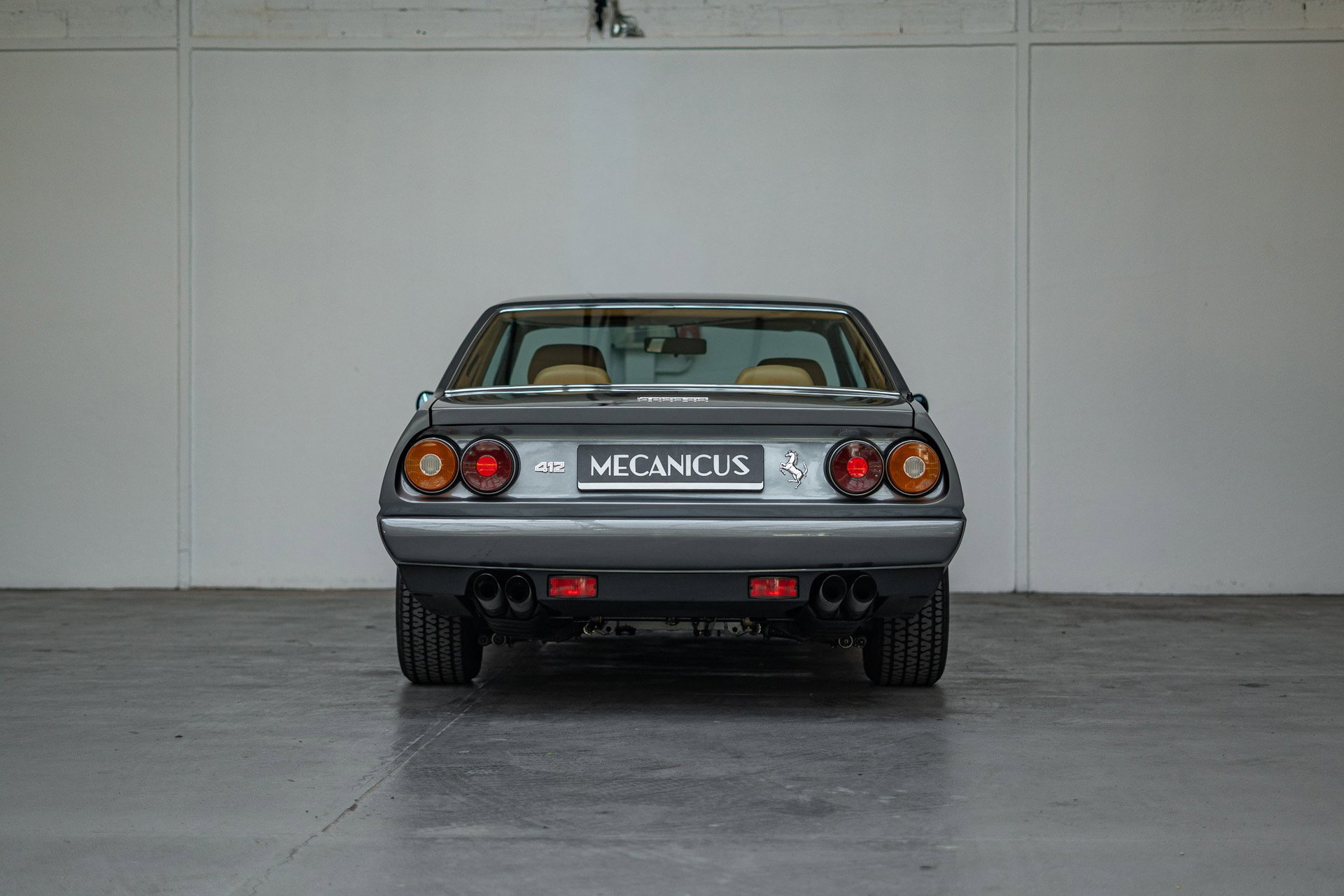 1987 Ferrari 412 - Ferrari 412i Manual *Complete Mechanical Restoration / Grigio Ferro & Beige Interior*, foto 4