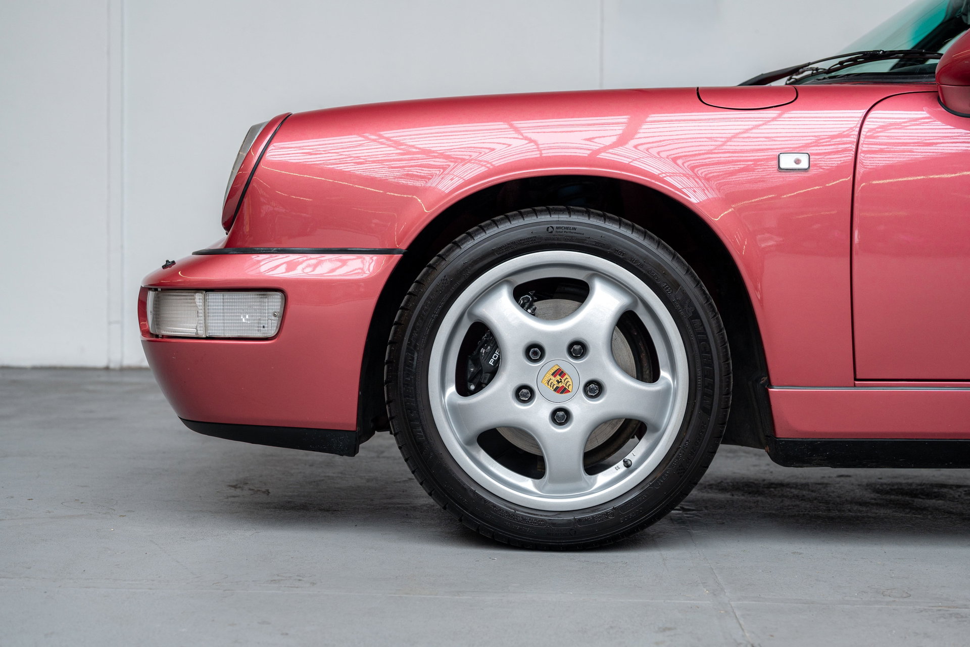 1993 Porsche 911 / 964 Carrera - 964 Carrera 2 Cabriolet *Manual / Himber Rot Metallic*, foto 4