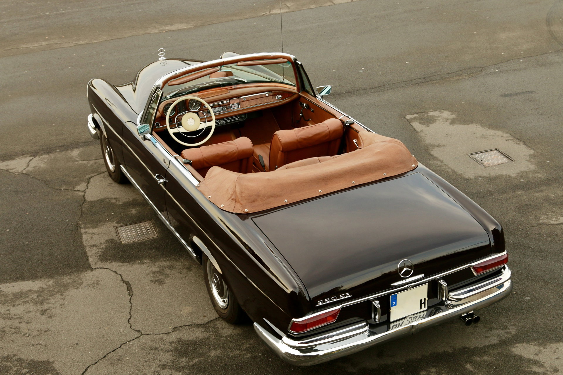 1968 Mercedes-Benz S-Class W111/112 - 280SE W111 Cabriolet *Automatic*Klima*Leder*Historie*, foto 3