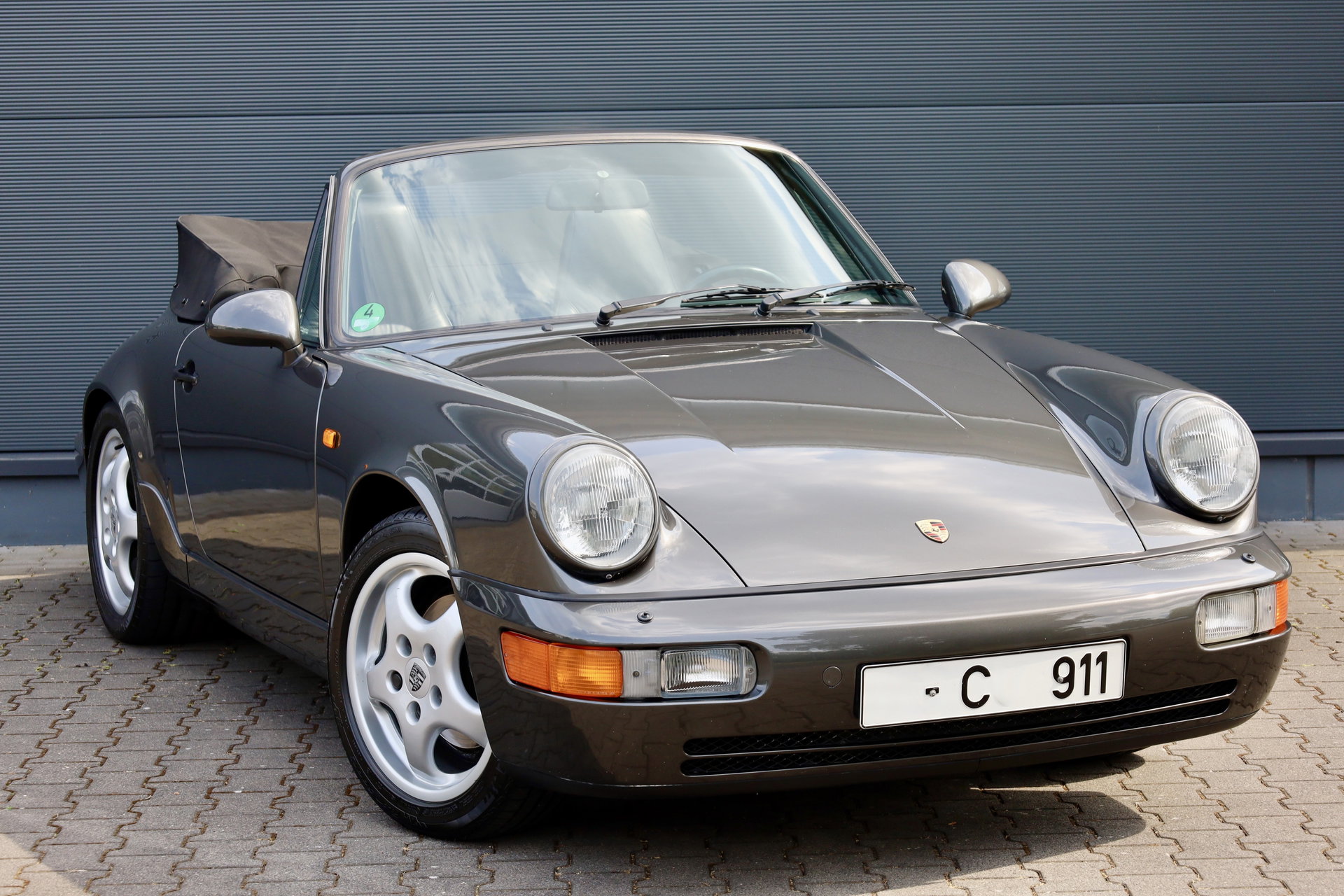 1993 Porsche 911 / 964 Carrera - Carrera 4 Cabriolet *BRD*2.HAND*VOLLLEDER*KLIMA*17" CUP*, foto 1