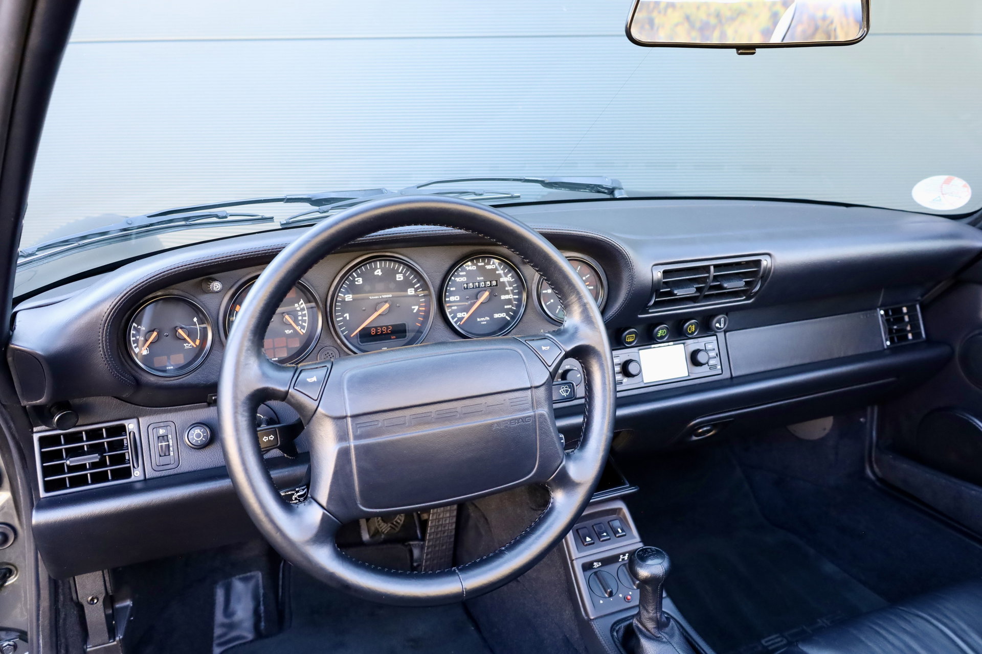 1993 Porsche 911 / 964 Carrera - Carrera 4 Cabriolet *BRD*2.HAND*VOLLLEDER*KLIMA*17" CUP*, foto 7