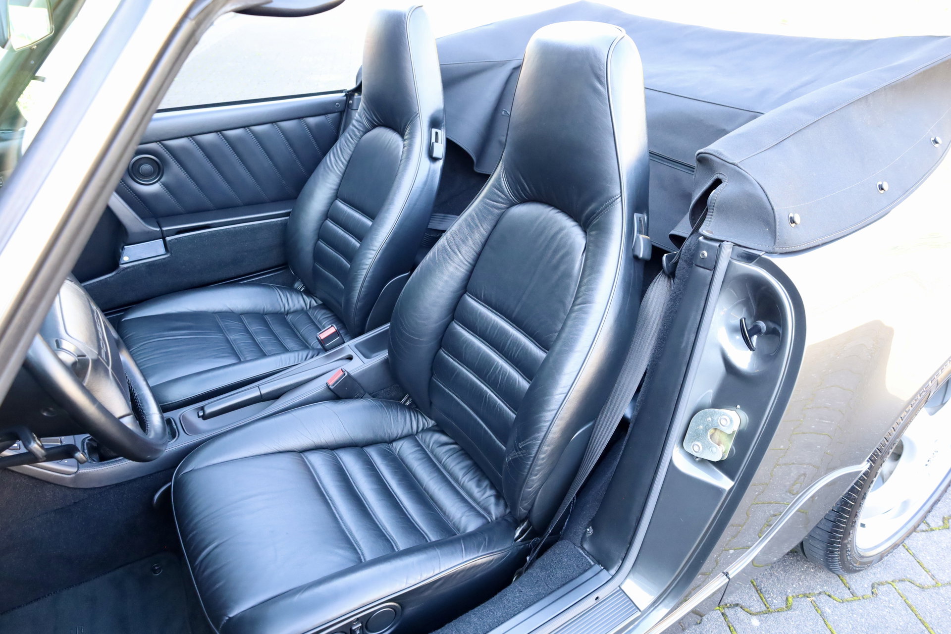1993 Porsche 911 / 964 Carrera - Carrera 4 Cabriolet *BRD*2.HAND*VOLLLEDER*KLIMA*17" CUP*, foto 6