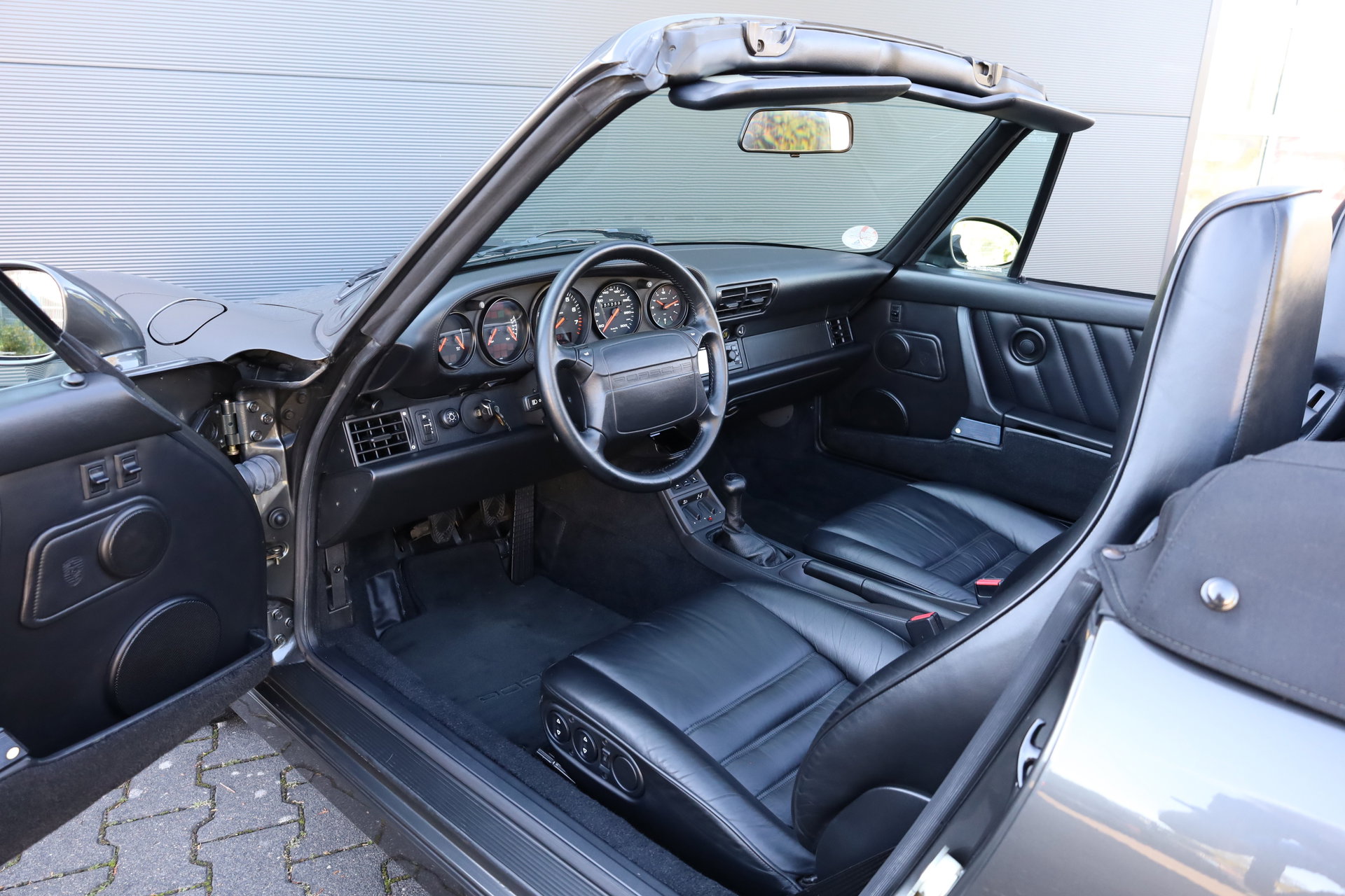 1993 Porsche 911 / 964 Carrera - Carrera 4 Cabriolet *BRD*2.HAND*VOLLLEDER*KLIMA*17" CUP*, foto 5