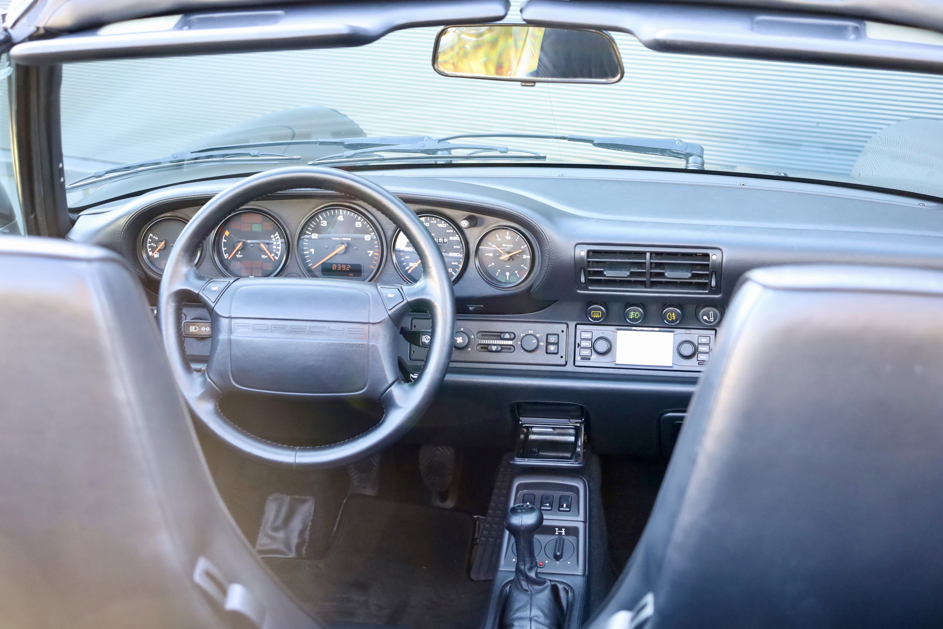 1993 Porsche 911 / 964 Carrera - Carrera 4 Cabriolet *BRD*2.HAND*VOLLLEDER*KLIMA*17" CUP*, foto 10