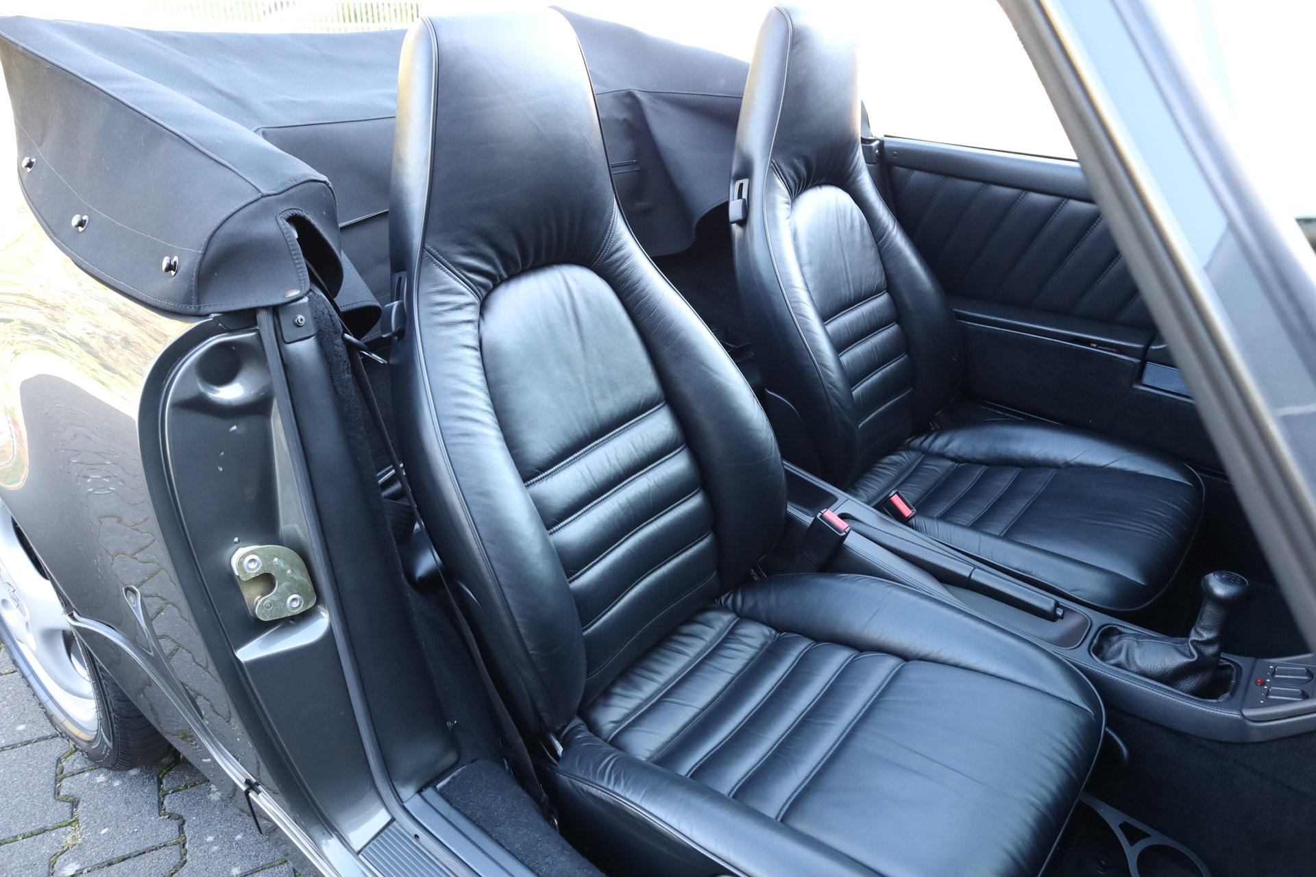 1993 Porsche 911 / 964 Carrera - Carrera 4 Cabriolet *BRD*2.HAND*VOLLLEDER*KLIMA*17" CUP*, foto 8