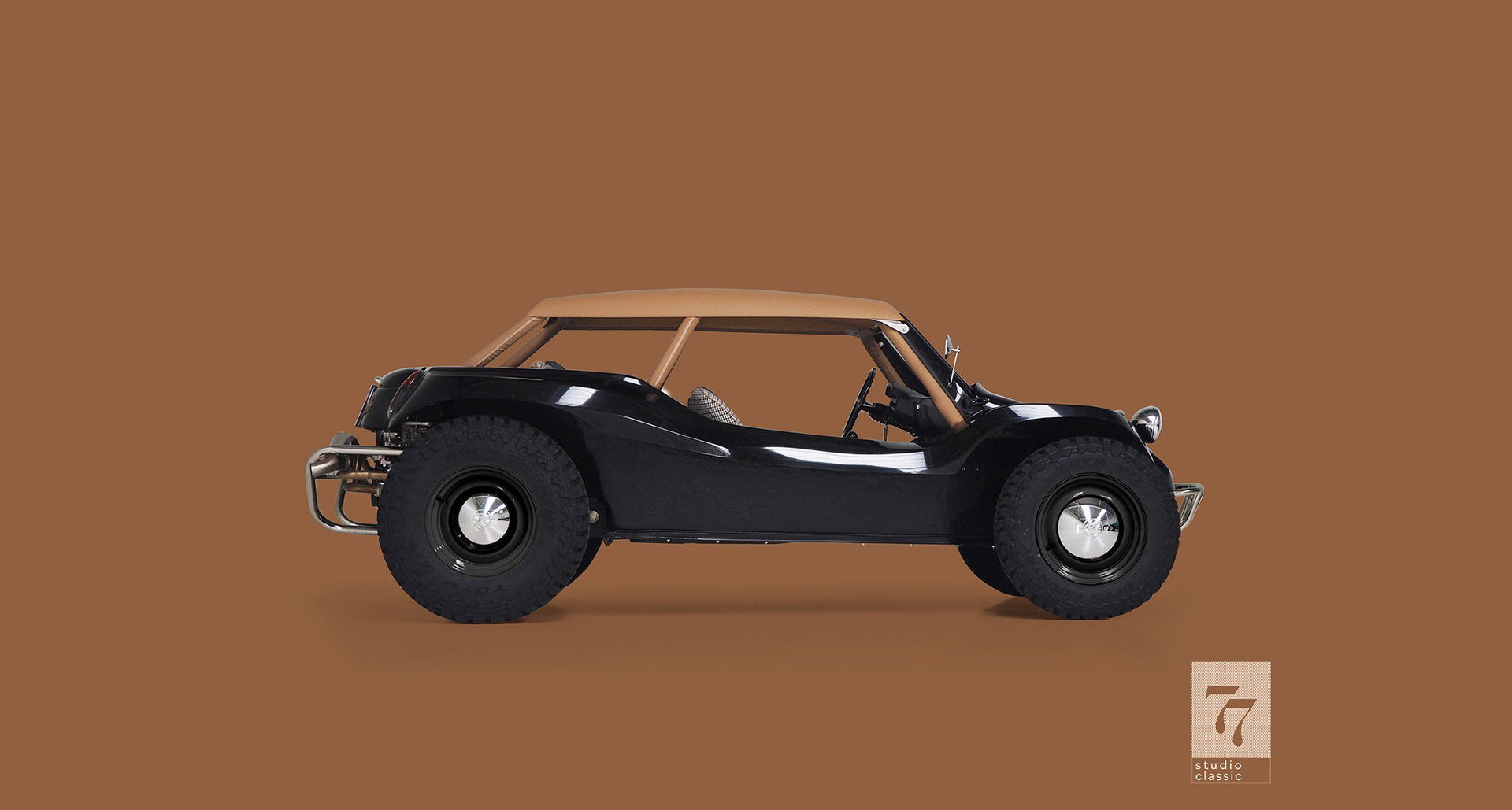 1970 Meyers Manx Classic - Manxter 2+2 black and cognac, foto 1
