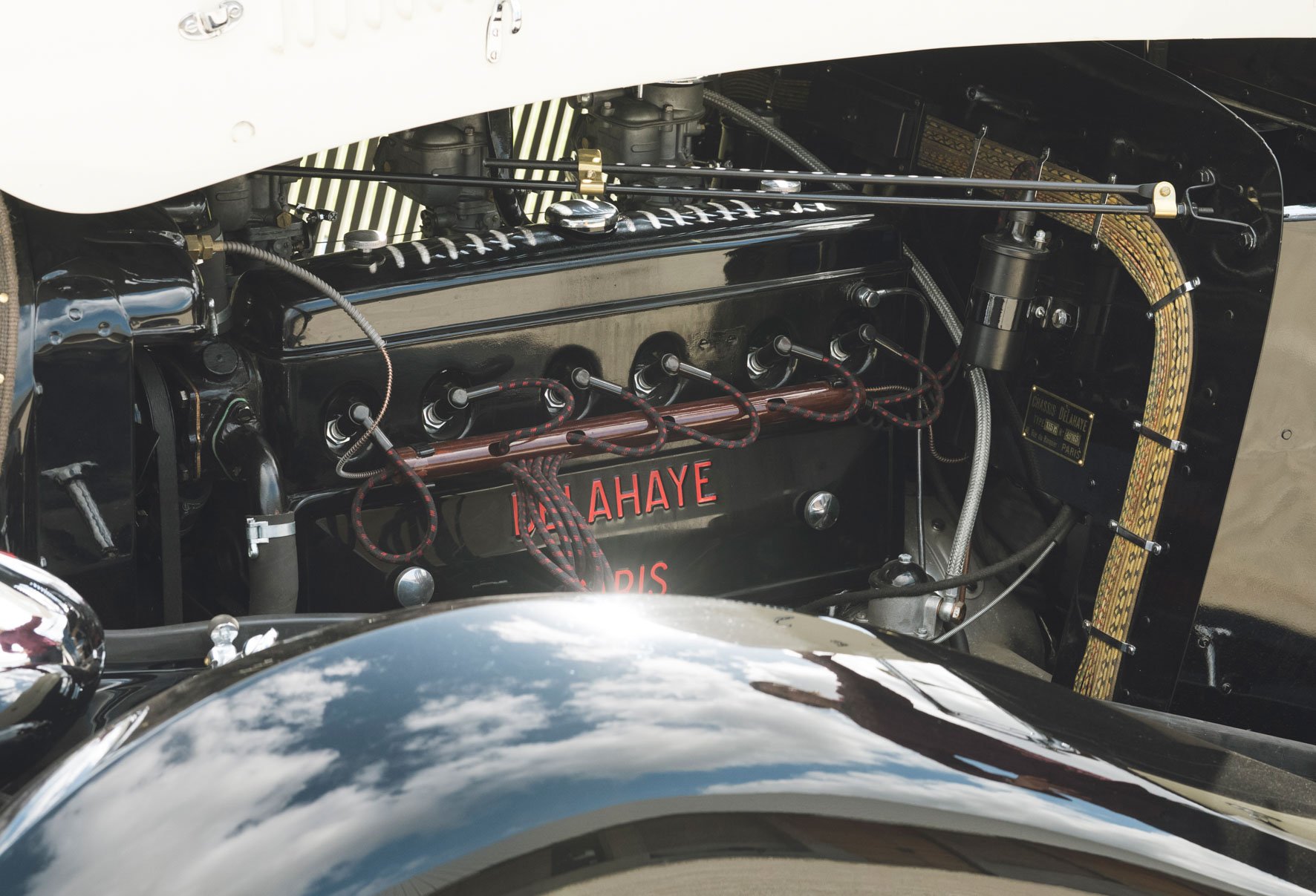 1938 Delahaye 135 M - Figoni & Falaschi Cabriolet restored to Concours standard, foto 2