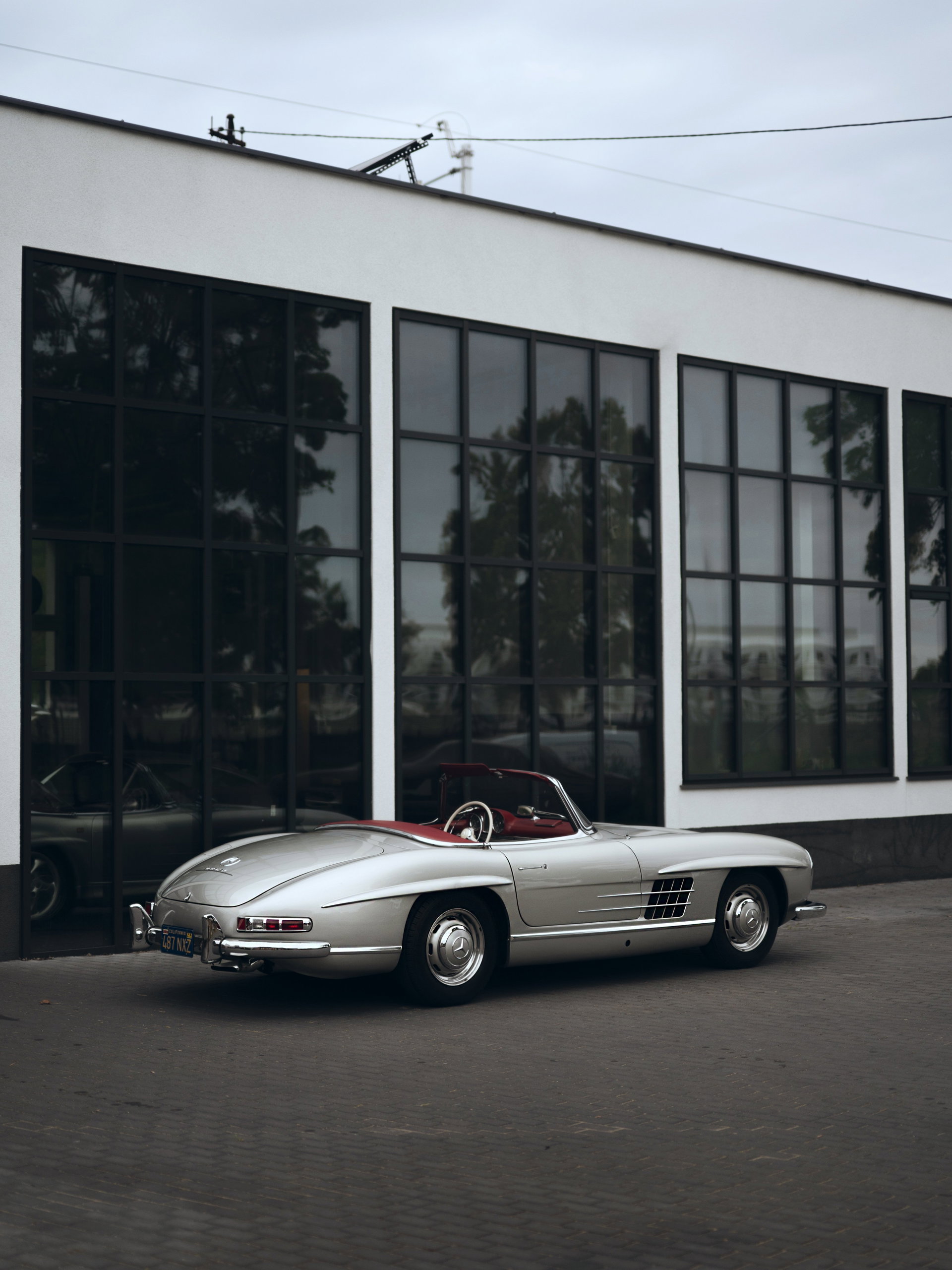 1961 Mercedes-Benz 300 SL - roadster disc brake, iron block, matching numbers, foto 10