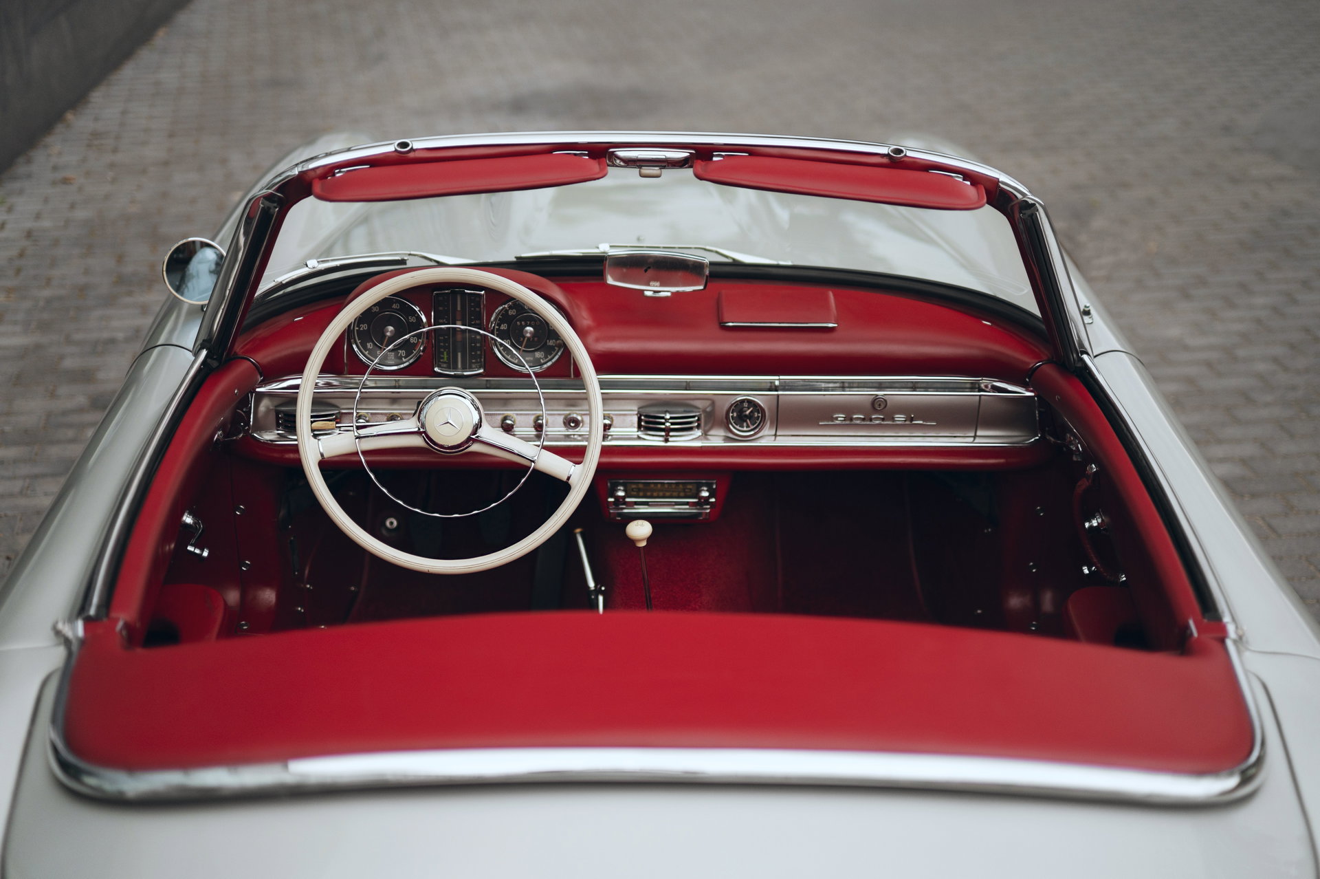 1961 Mercedes-Benz 300 SL - roadster disc brake, iron block, matching numbers, foto 8