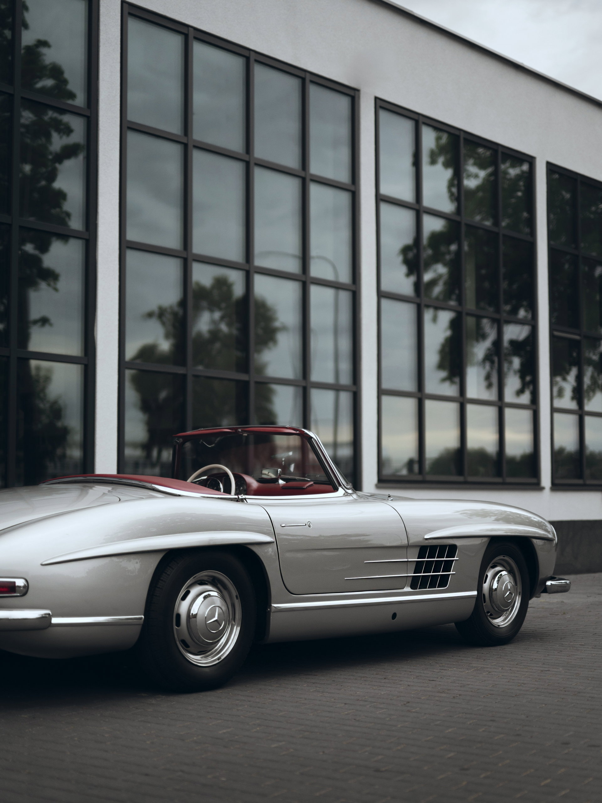 1961 Mercedes-Benz 300 SL - roadster disc brake, iron block, matching numbers, foto 3