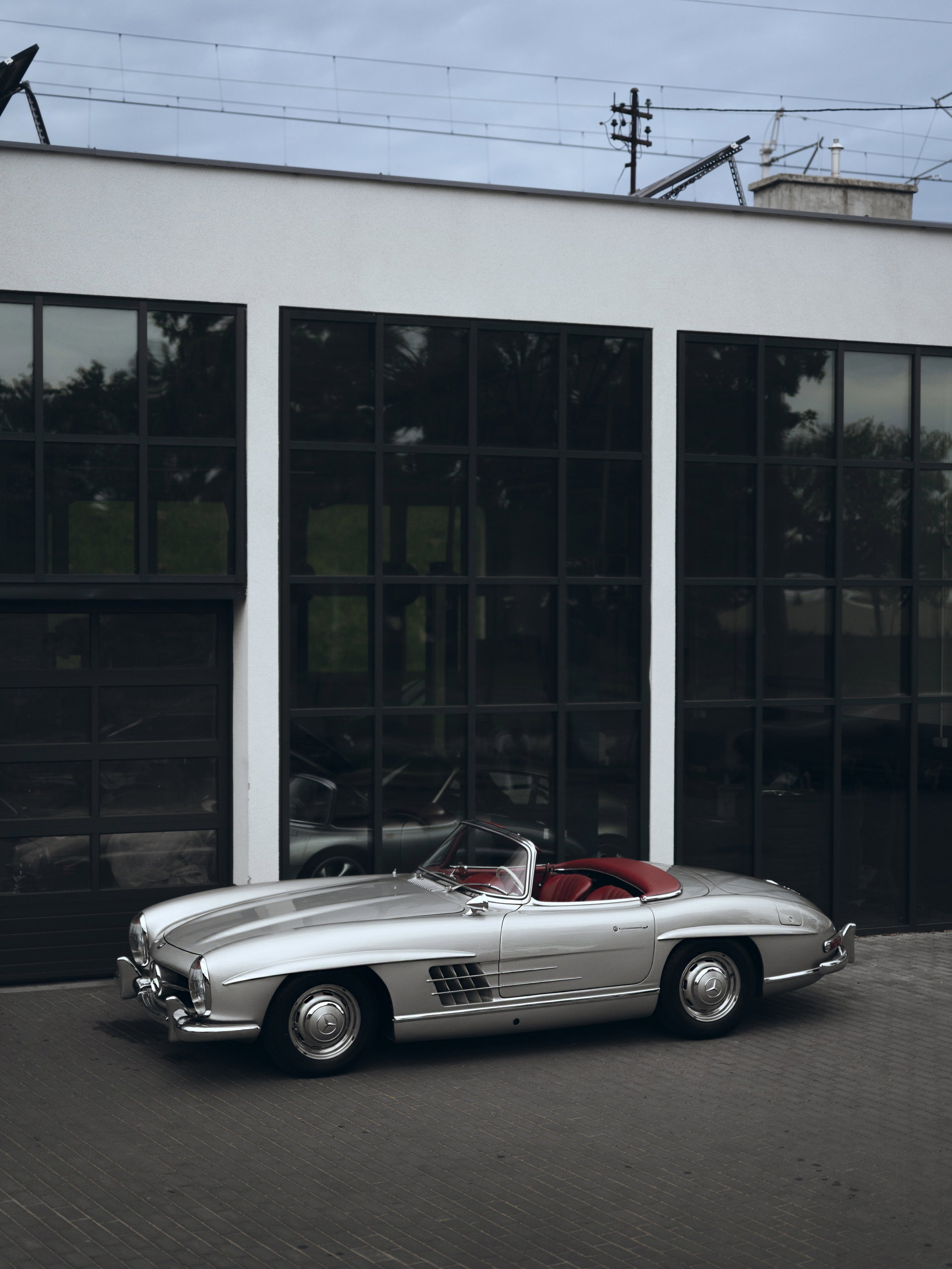 1961 Mercedes-Benz 300 SL - roadster disc brake, iron block, matching numbers, foto 2