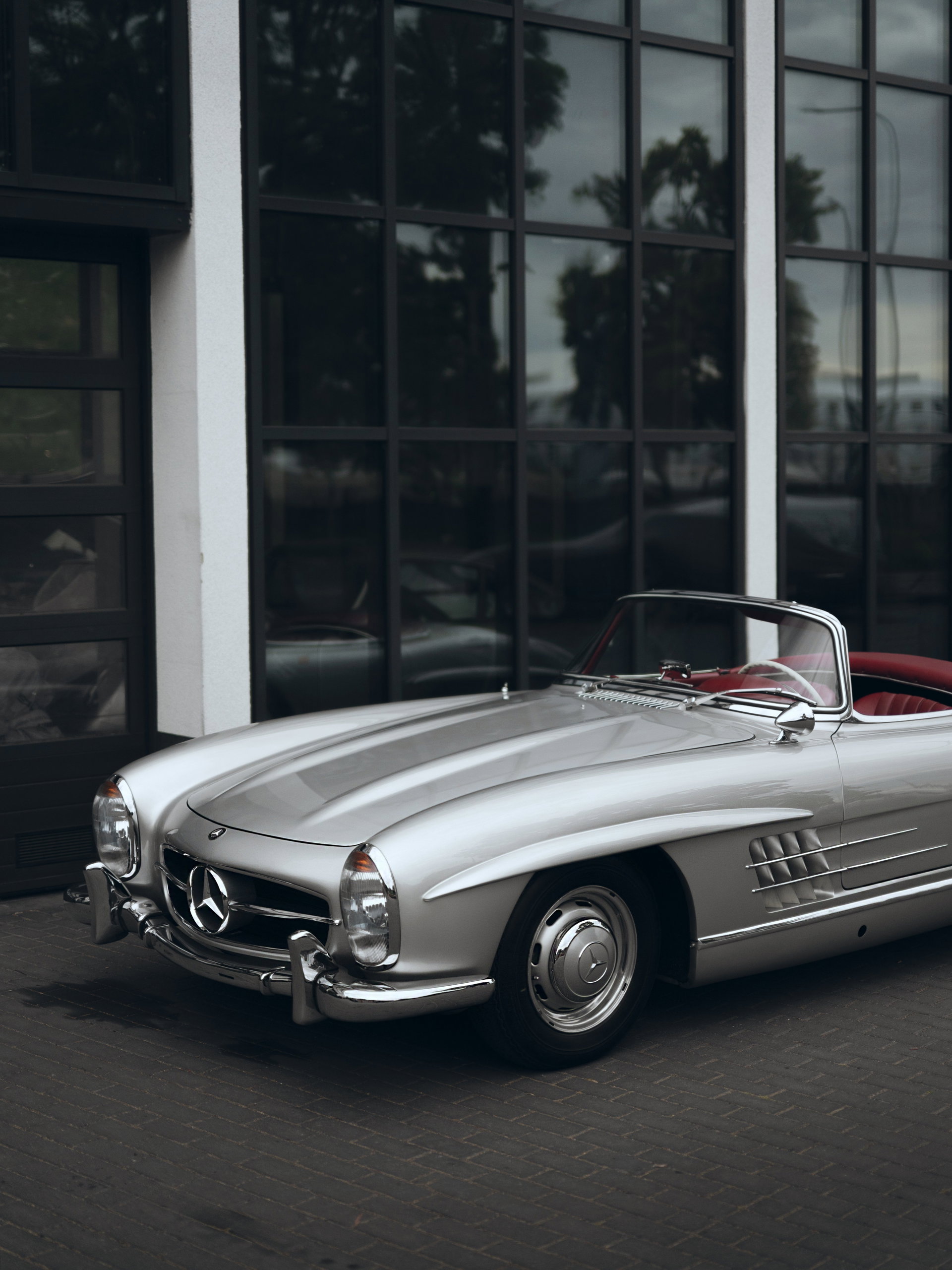 1961 Mercedes-Benz 300 SL - roadster disc brake, iron block, matching numbers, foto 12