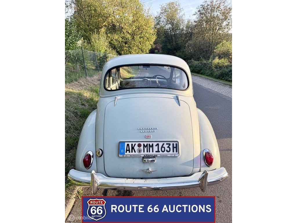 1963 Morris Minor - 1000 | 1963 | Route 66 Auctions, foto 5