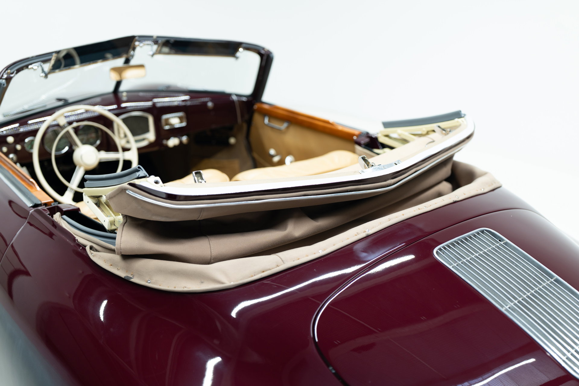 1952 Porsche 356 - PRE-A 1500 Cabriolet, foto 12