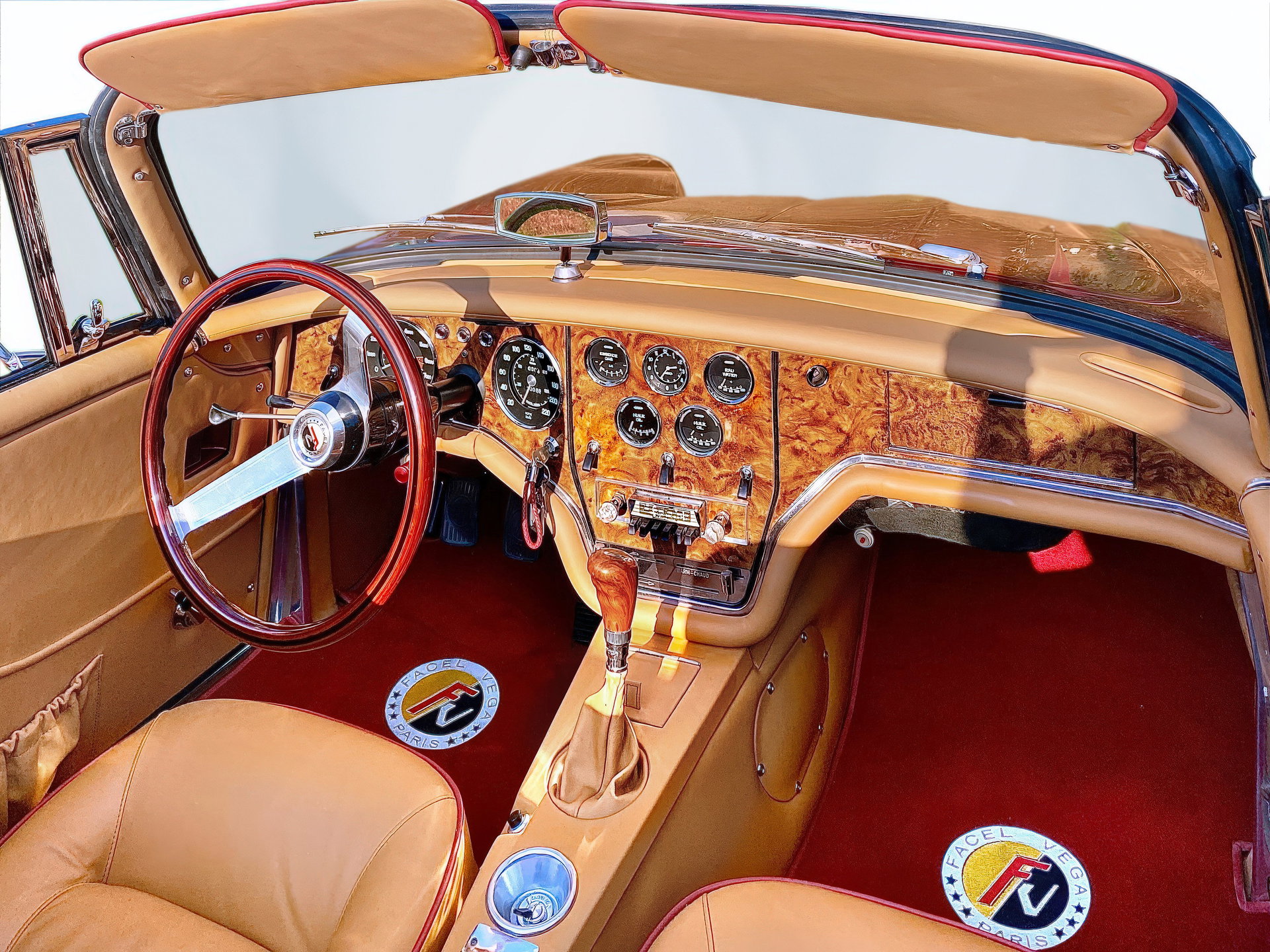 1964 Facel Vega Facel III - Weltrarität , einziges Cabriolet Linkslenker in D, nur 9 weltweit, foto 6