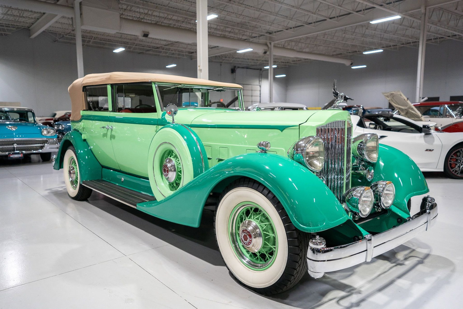 1934 Packard V 12 - Dietrich Convertible Sedan, foto 11