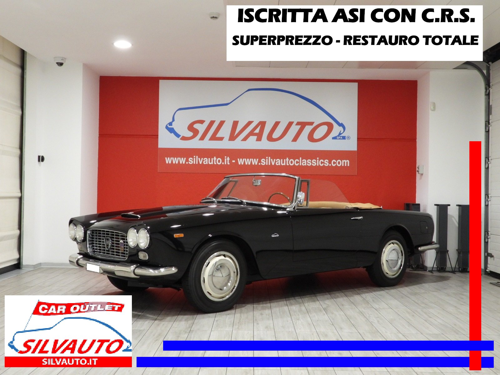 1969 Lancia Flaminia - CONVERTIBILE TOURING 2.8 3C TIPO 826.134, foto 1