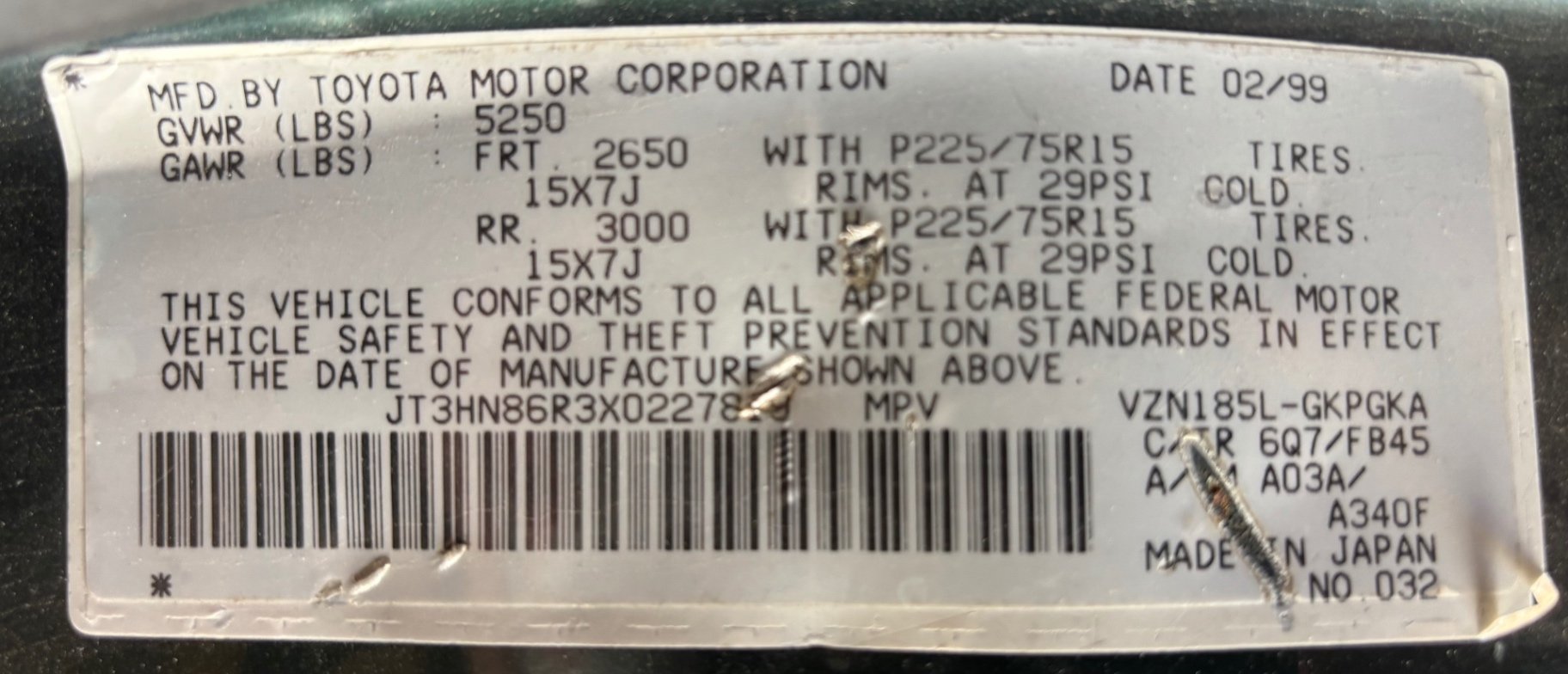 1999 Toyota 4Runner, foto 12