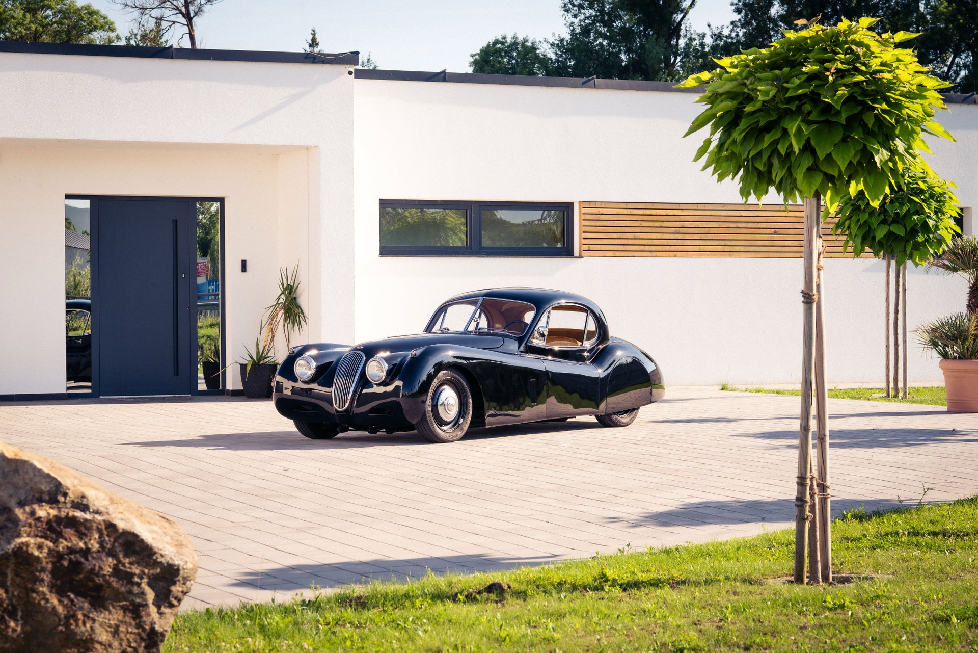 1952 Jaguar XK 120 - FHC – 1-off, einzigartig, zugelassen, C-Type Head mit Sandcast Vergaser, foto 4