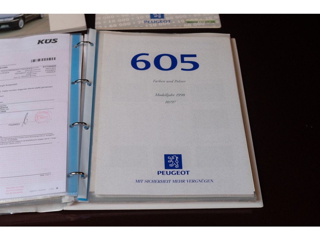 1998 Peugeot 605 - 3.0-24V V6 SV, foto 10