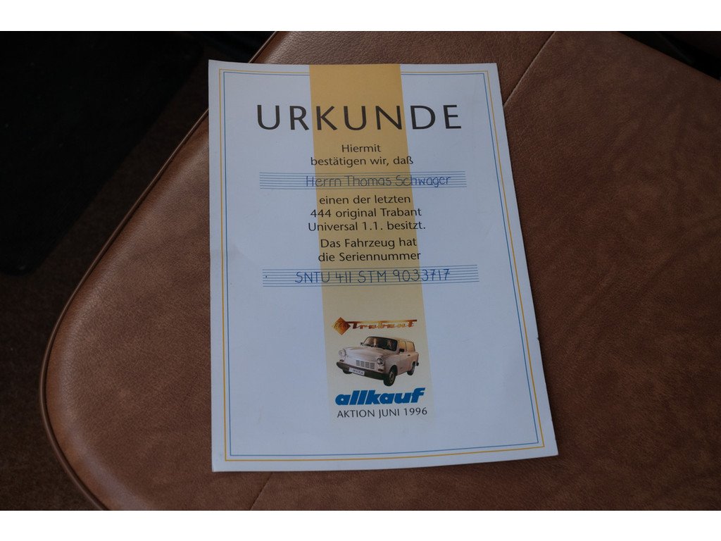 1991 Trabant 1.1 - Universal Last Edition 444, foto 10