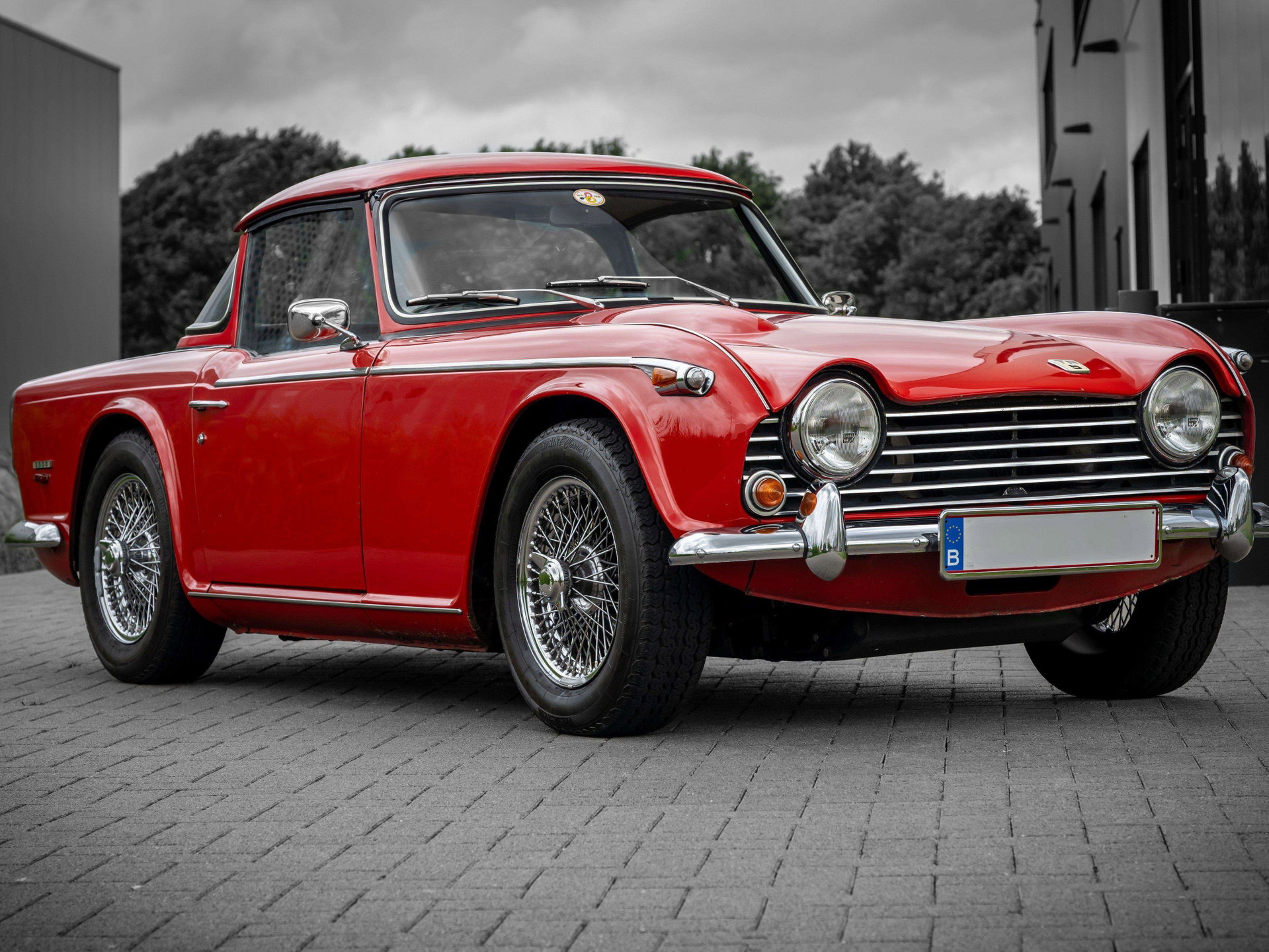 1968 Triumph TR5 - PI EU model with surrey top, foto 4