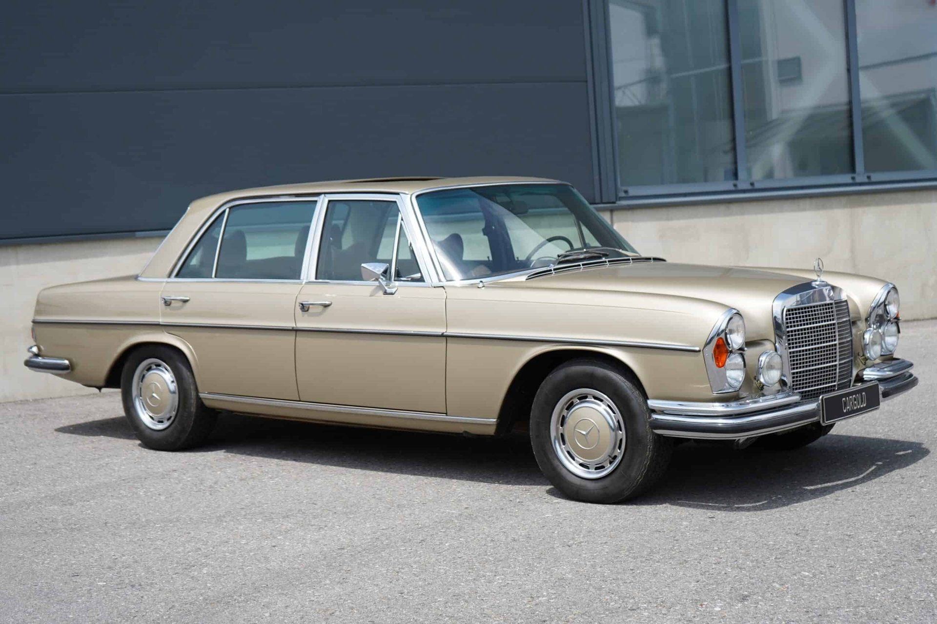 1972 Mercedes-Benz S-Class - Pappdeckelbrief / Klimaanlage / Schiebedach, foto 1