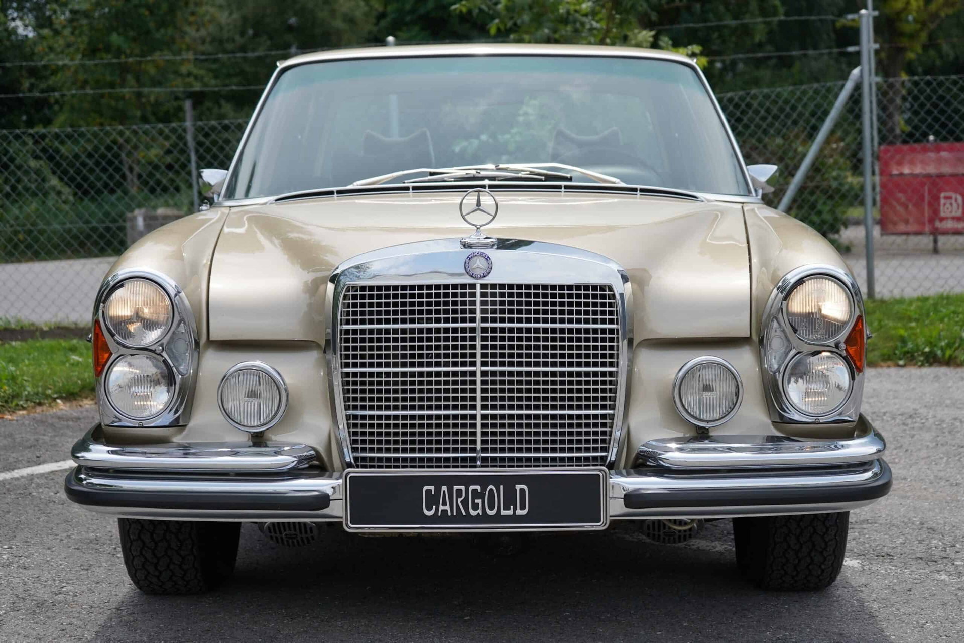 1972 Mercedes-Benz S-Class - Pappdeckelbrief / Klimaanlage / Schiebedach, foto 9