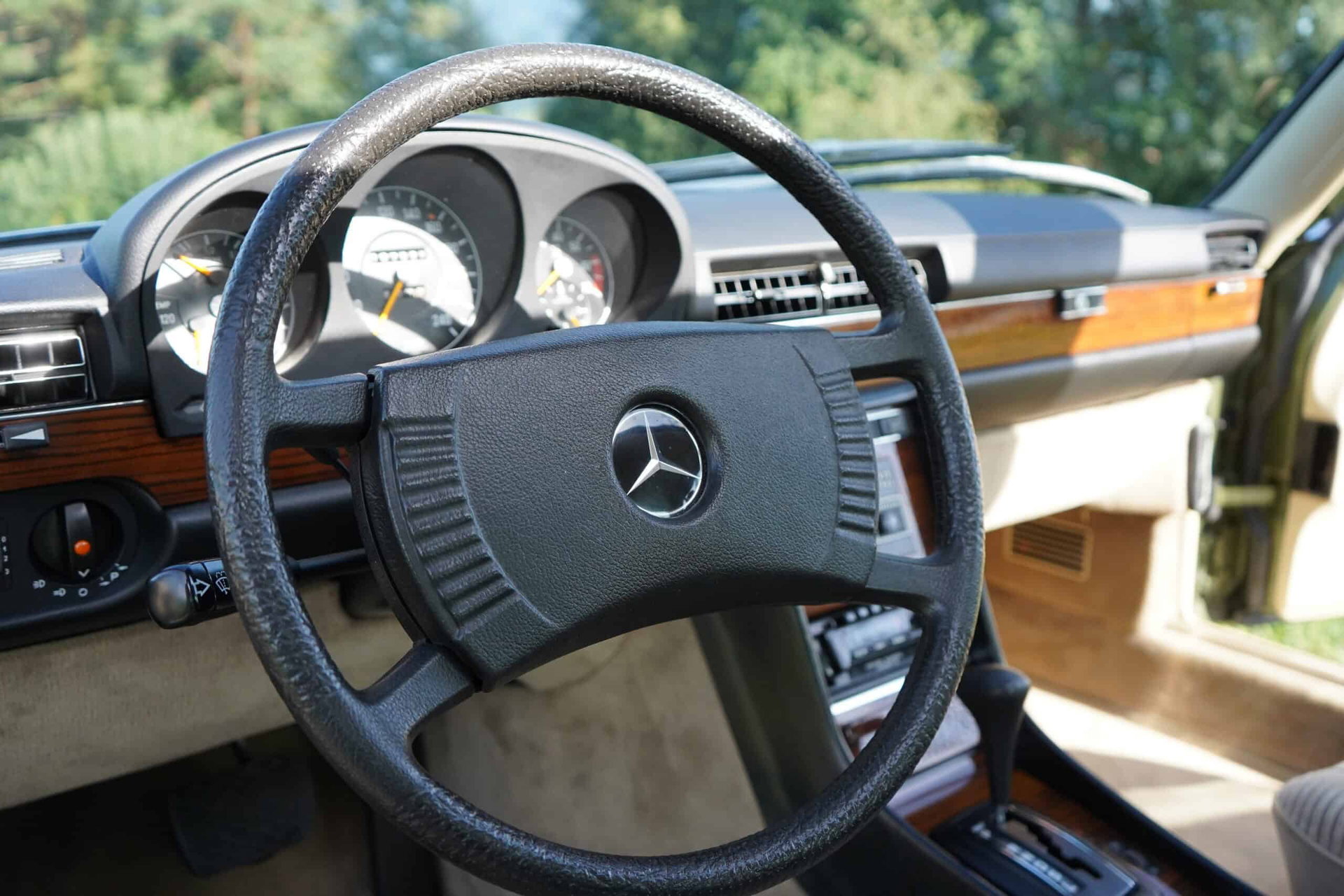 1979 Mercedes-Benz S-Class - Top-Ausstattung / Klimaautomatik / ABS / Velours, foto 7
