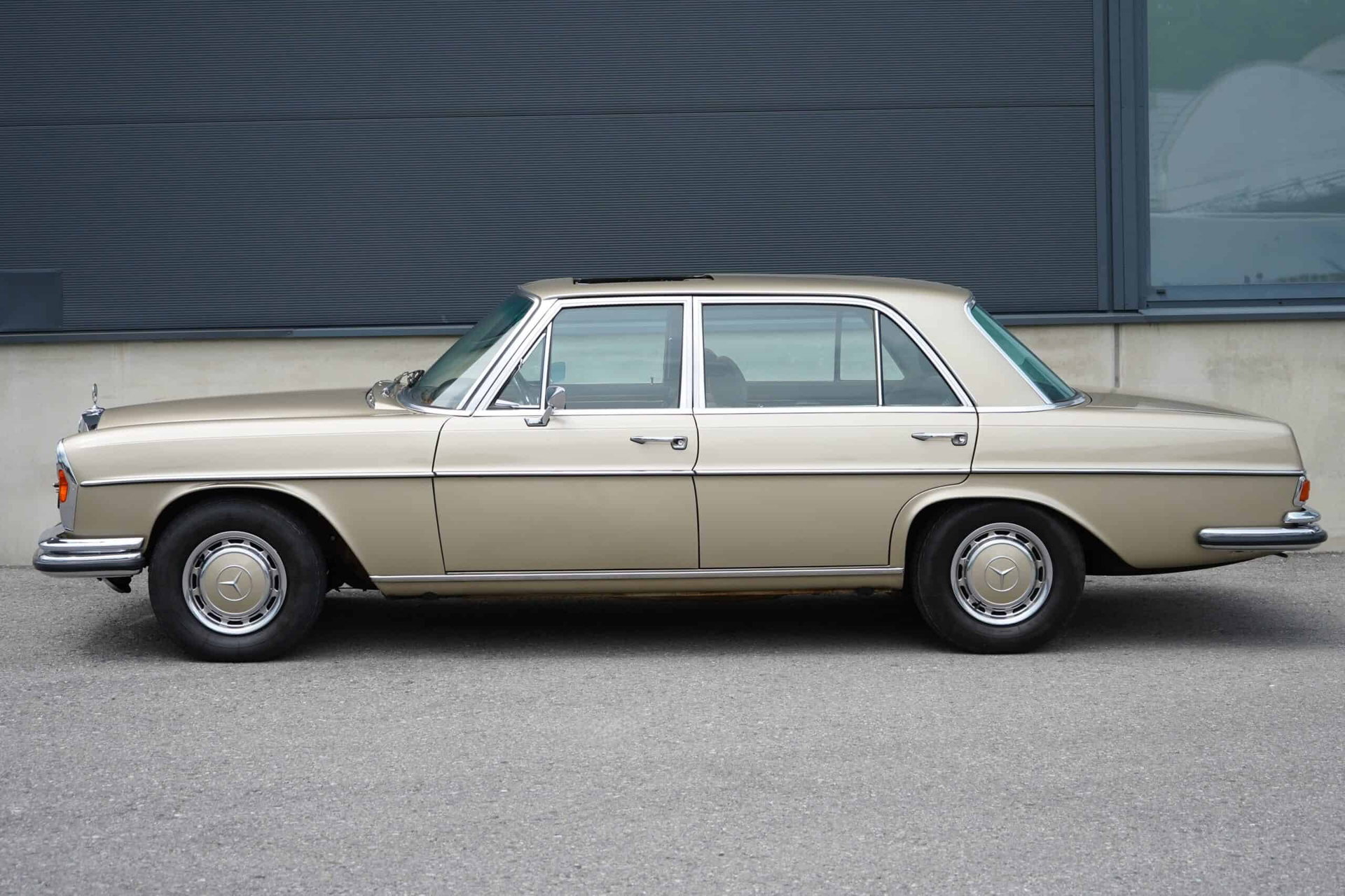 1972 Mercedes-Benz S-Class - Pappdeckelbrief / Klimaanlage / Schiebedach, foto 6