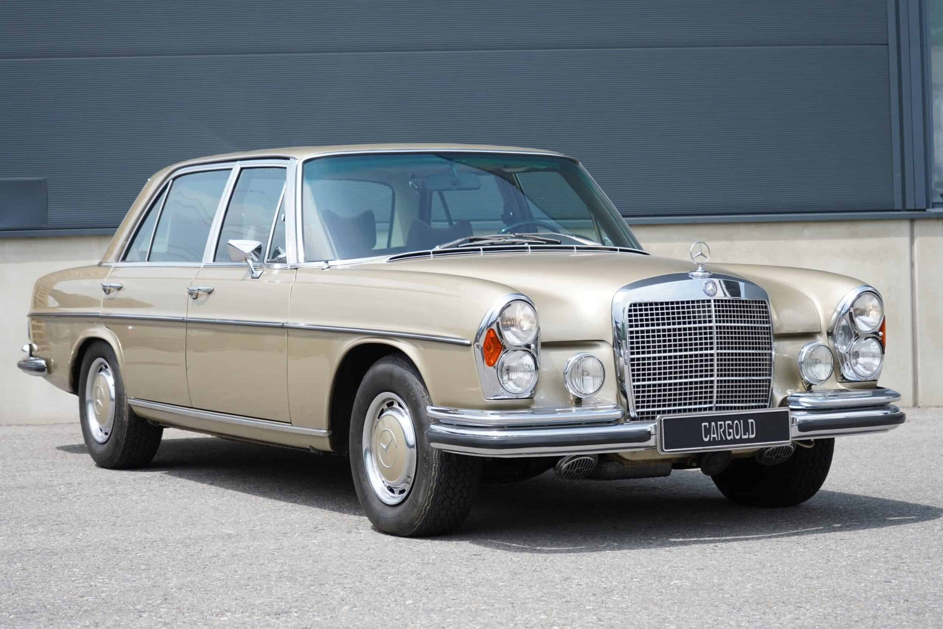 1972 Mercedes-Benz S-Class - Pappdeckelbrief / Klimaanlage / Schiebedach, foto 3