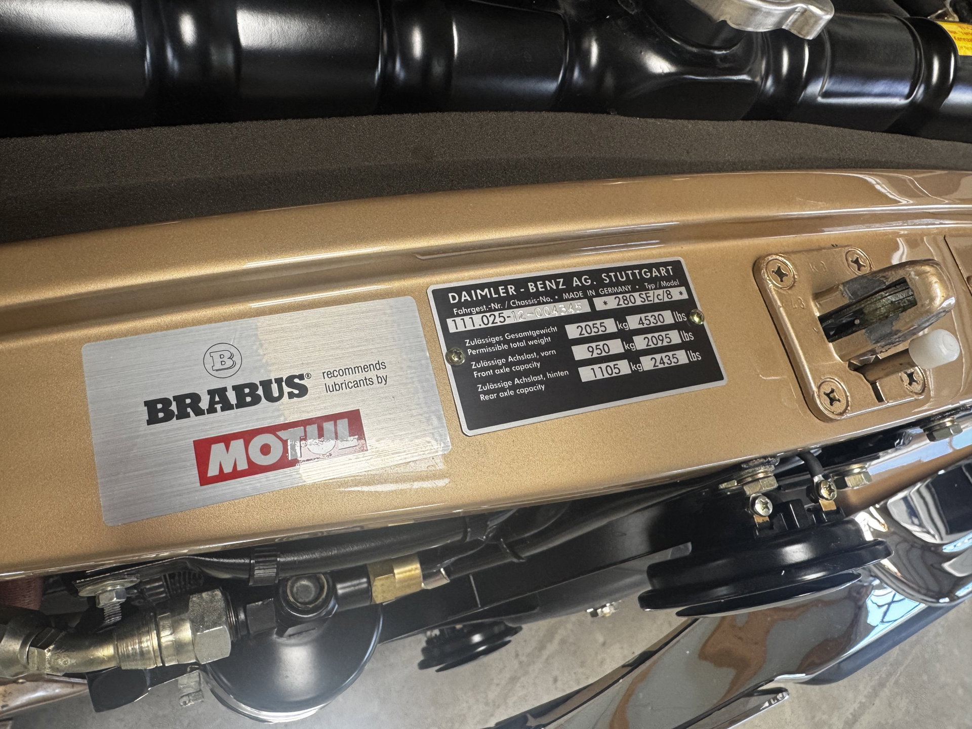 1969 Mercedes-Benz S-Class W111/112 - 280 SE Cabrio W111 BRABUS-Classic, foto 12